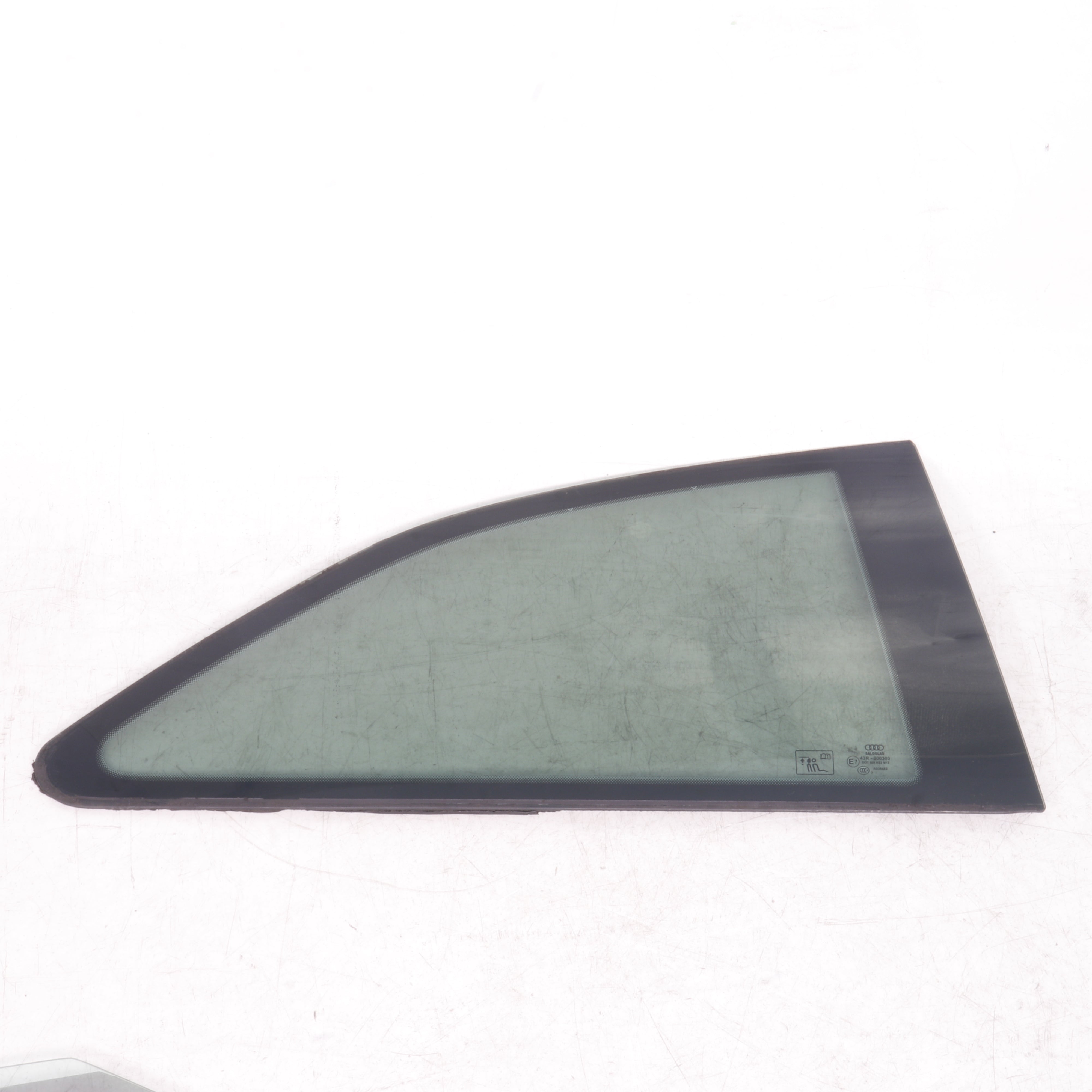 Used AUDI A5 S5 QUATTRO Driver Side Rear Quarter Window - OEM Part 43R000303