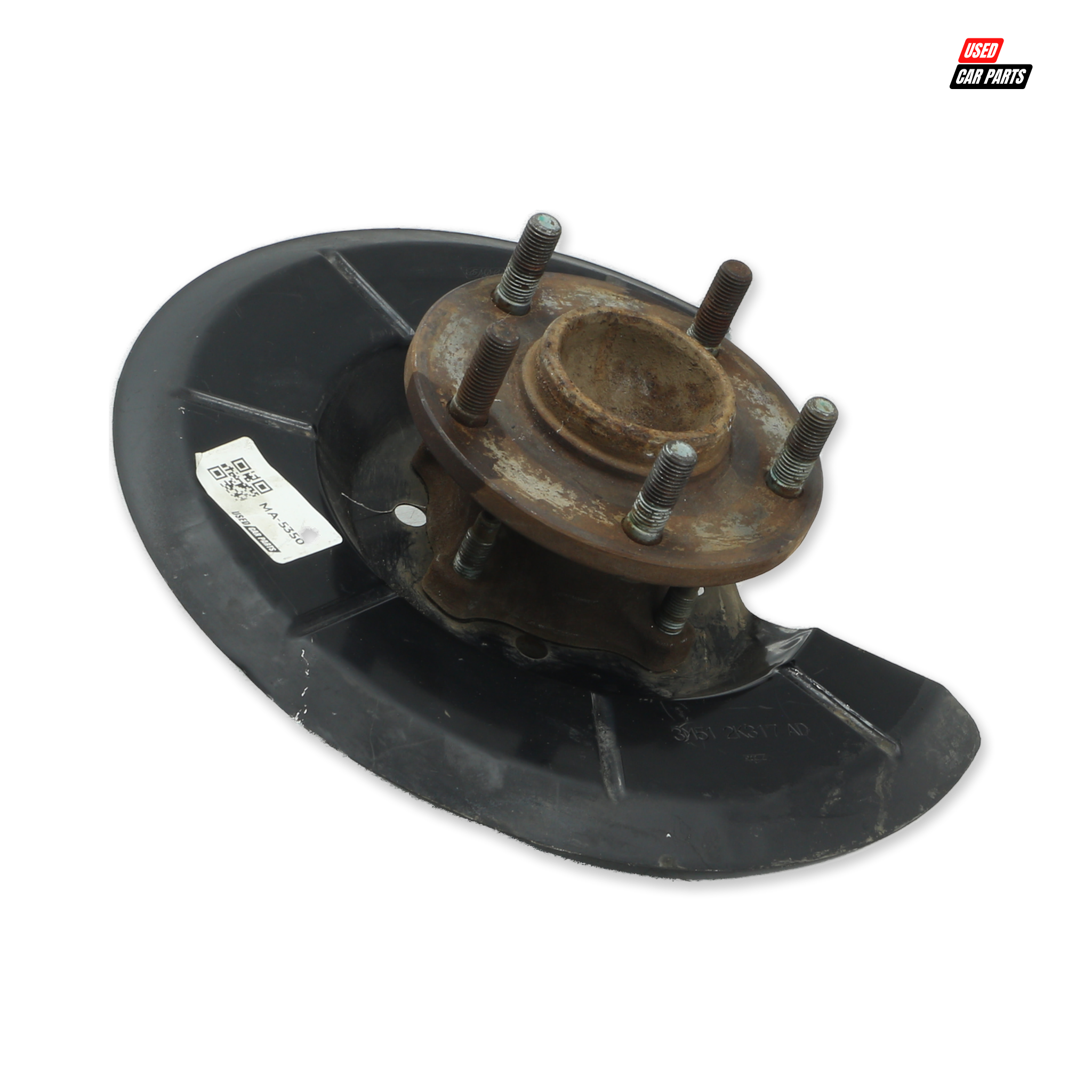 Used Drivers Rear Wheel Hub (Part Number 3N612C299A) for 2008 MAZDA MAZDA3 2.3 MPS Silver