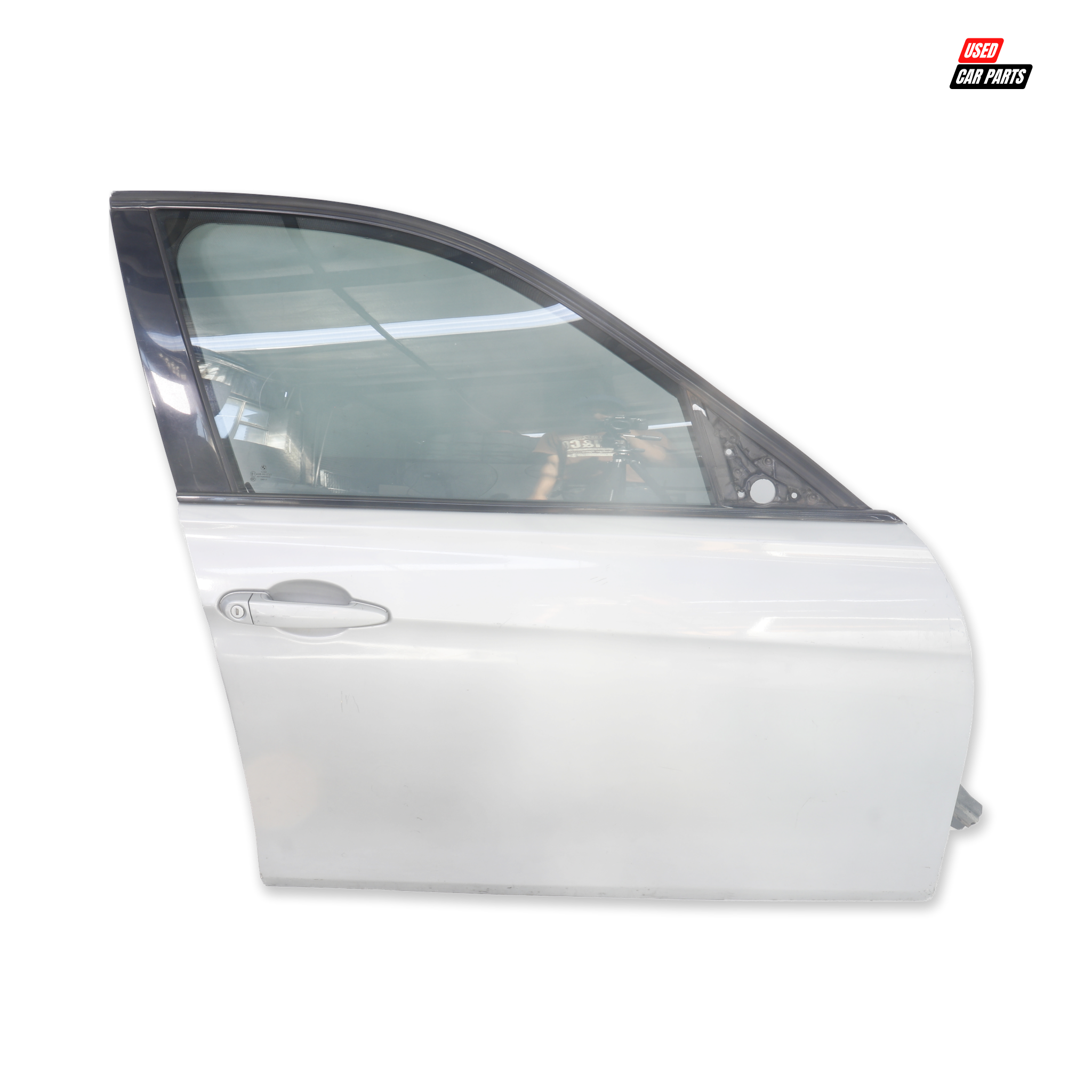 2013 BMW 320i Drivers Side Front Door (Used/Salvaged)