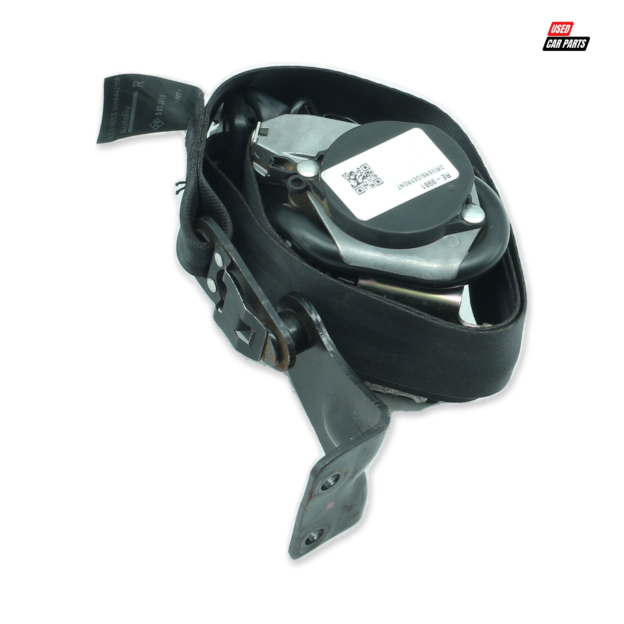 Used Drivers Side Front Seatbelt for 2015 RENAULT CAPTUR 900T - Tested & Guaranteed