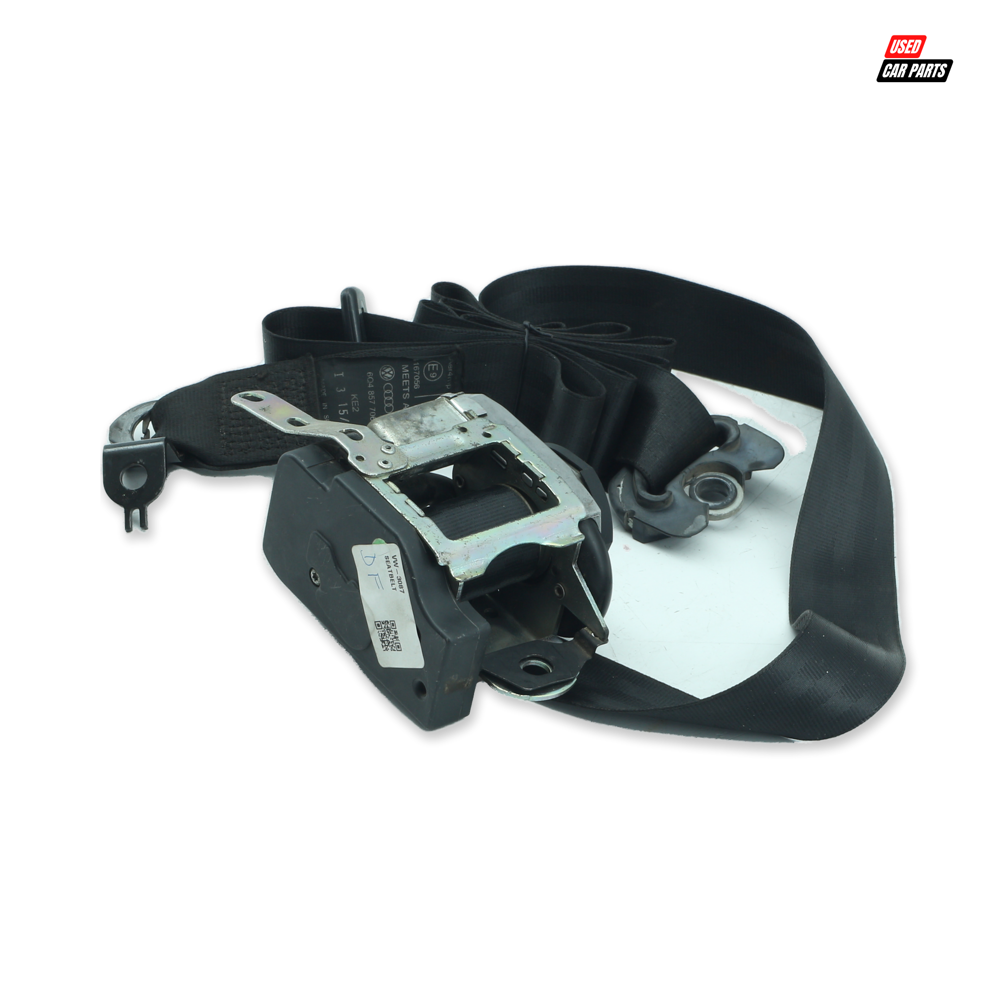 Used Drivers Side Front Seatbelt (Part Number 6Q4857706H) for 2009 Volkswagen Polo Mk4 Sedan