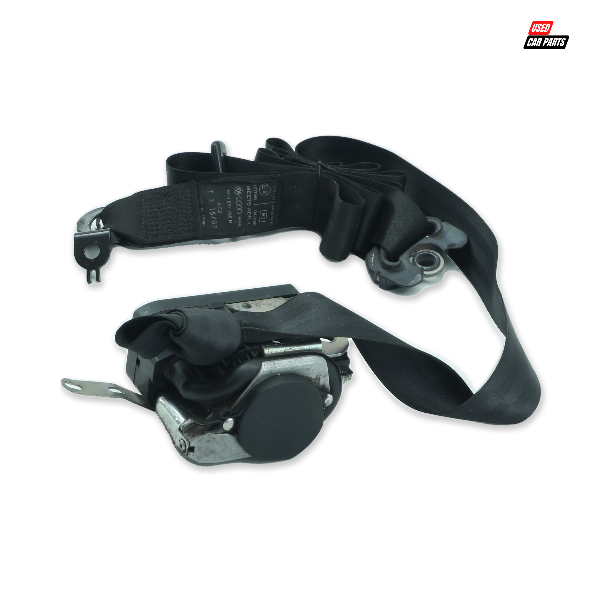 Used Drivers Side Front Seatbelt (Part Number 6Q4857706H) for 2009 Volkswagen Polo Mk4 Sedan