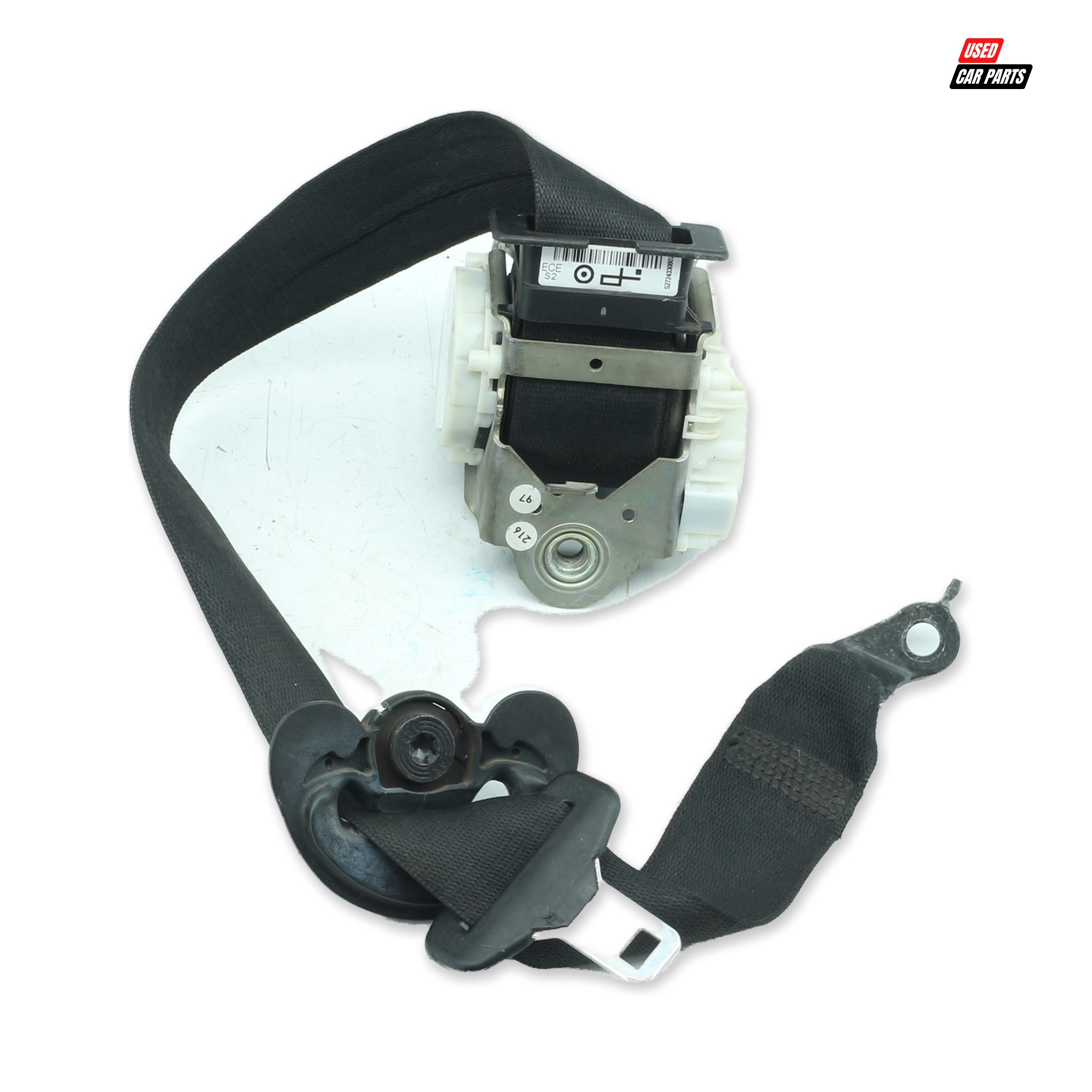 Used BMW A/T (E90) 2010 Drivers Side Front Seatbelt Part Number 33035173