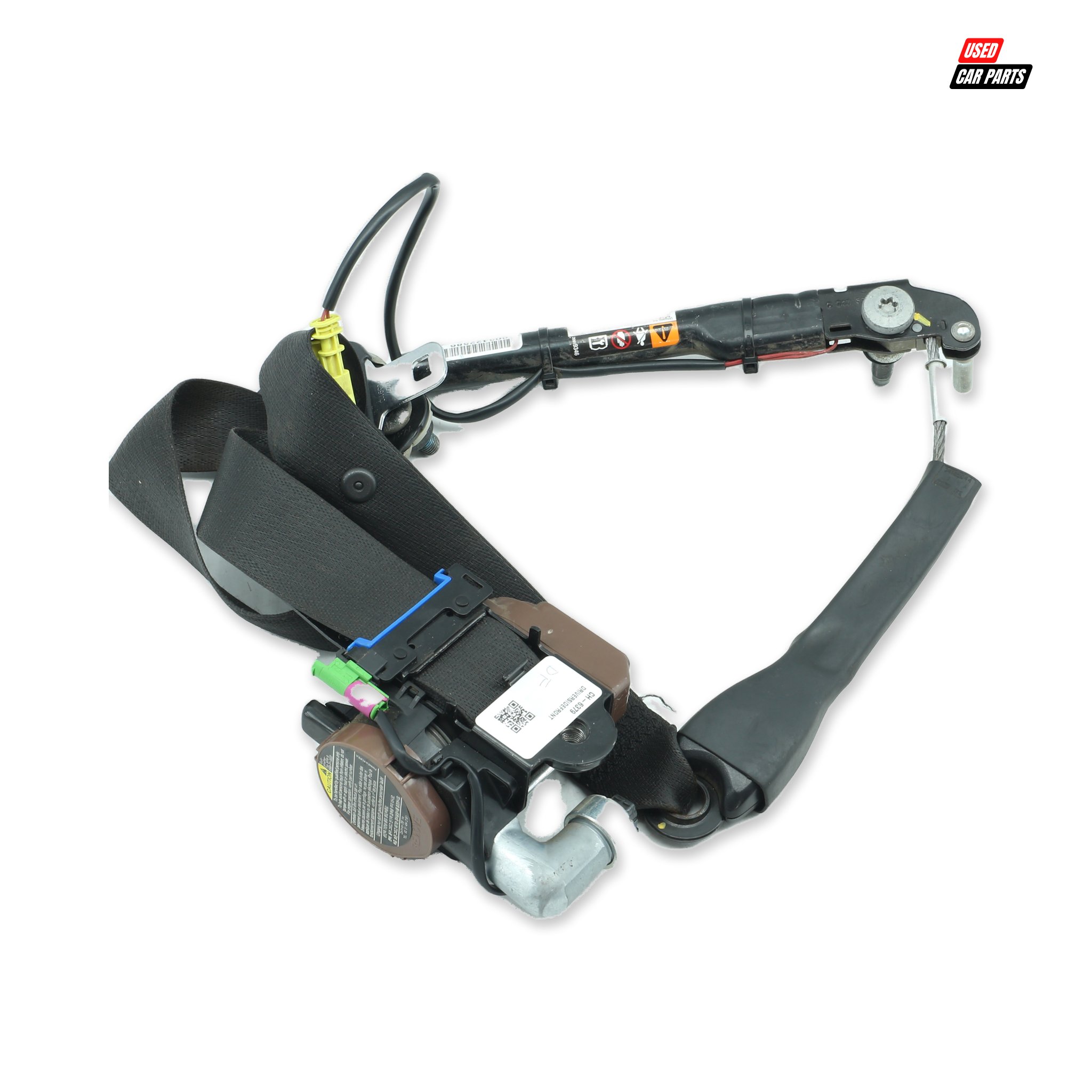 Used Drivers Side Front Seatbelt for 2012 CHEVROLET CAPTIVA 2.4 LT White