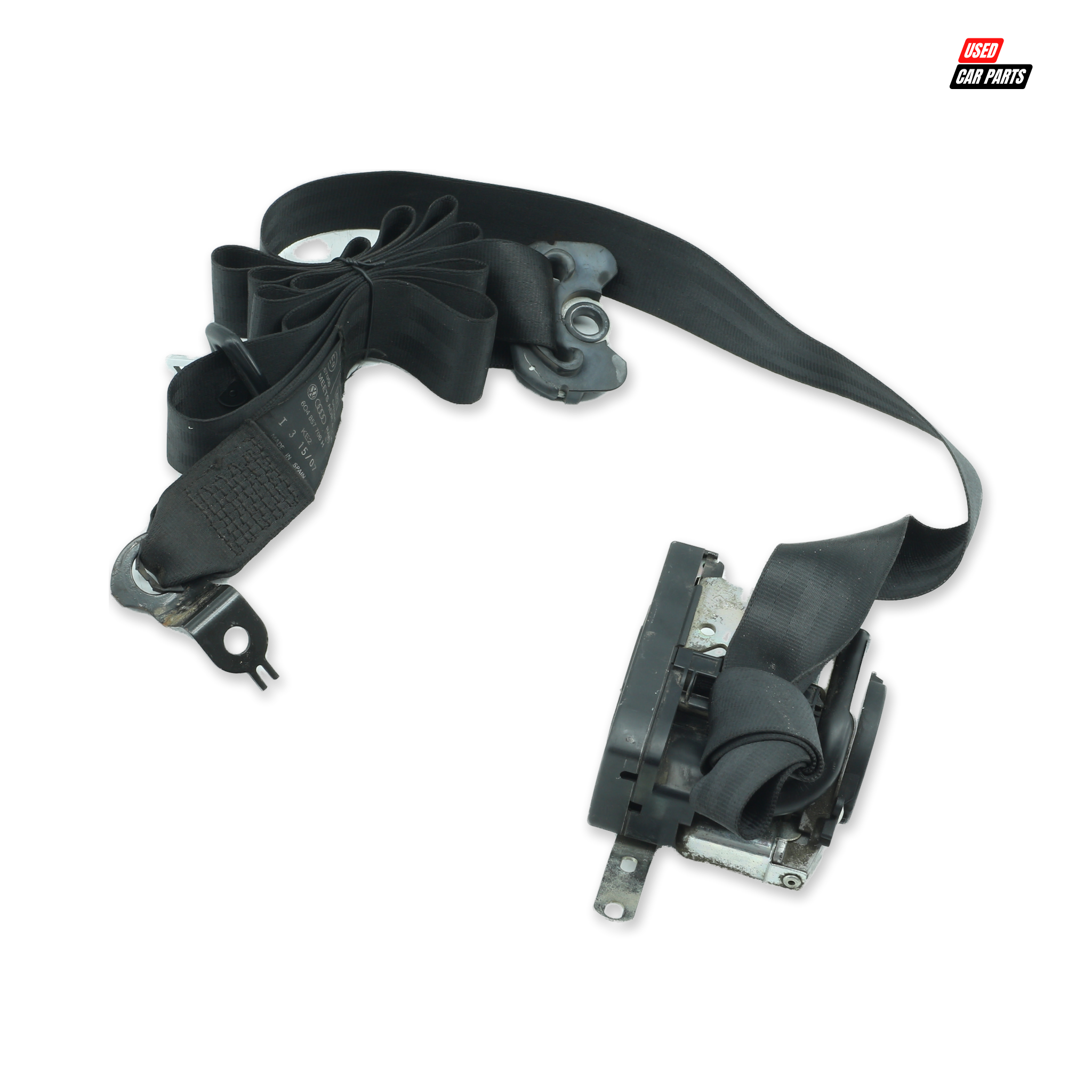 Used Drivers Side Front Seatbelt (Part Number 6Q4857706H) for 2009 Volkswagen Polo Mk4 Sedan