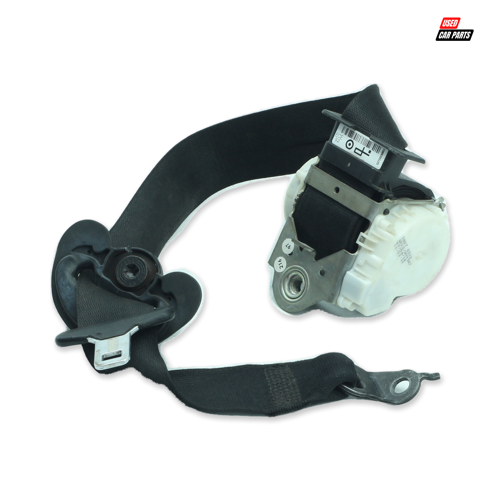 Used BMW A/T (E90) 2010 Drivers Side Front Seatbelt Part Number 33035173