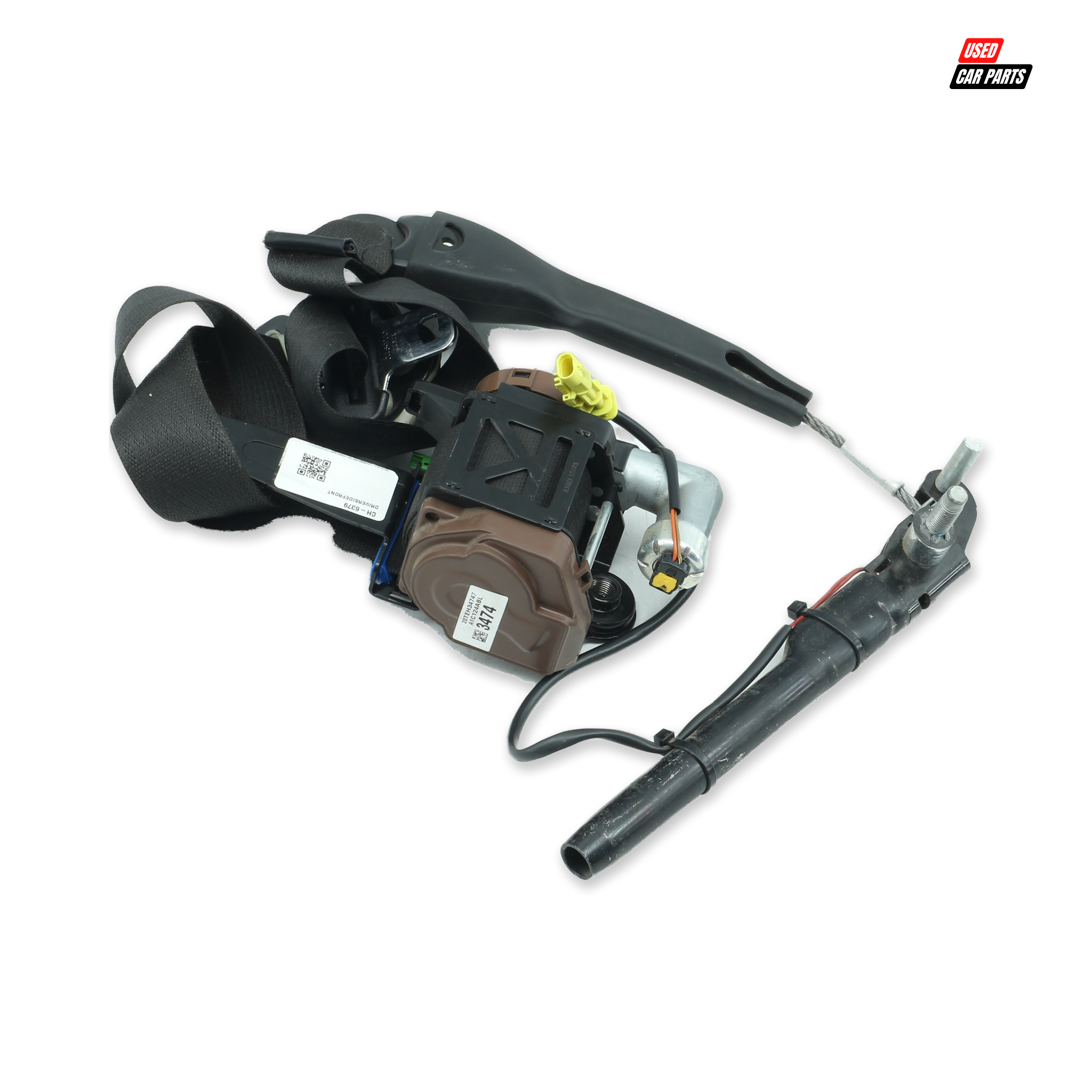 Used Drivers Side Front Seatbelt for 2012 CHEVROLET CAPTIVA 2.4 LT White