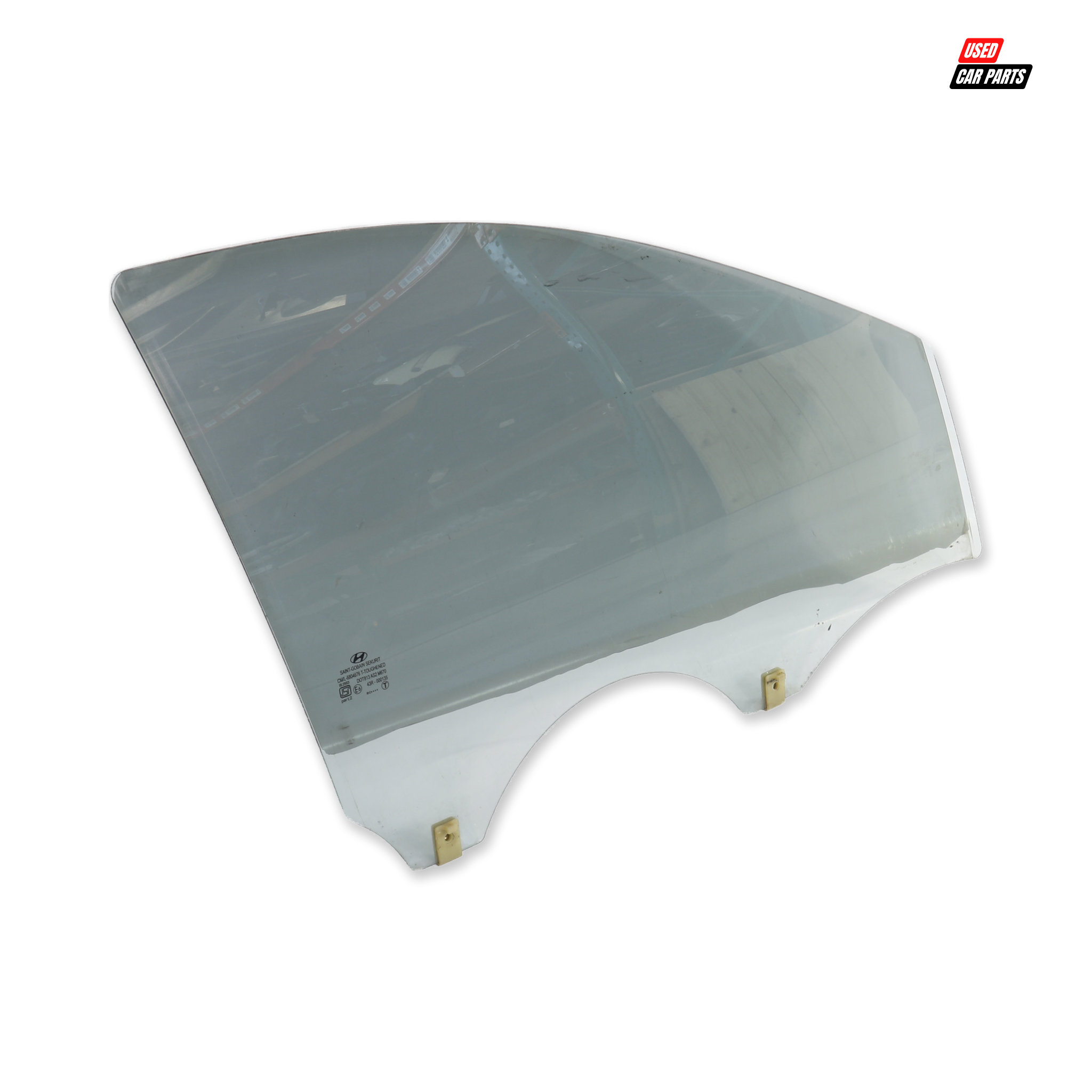 Used Drivers Side Front Window (Part Number 43R-000135) for 2013 HYUNDAI i20 1.4D GLIDE