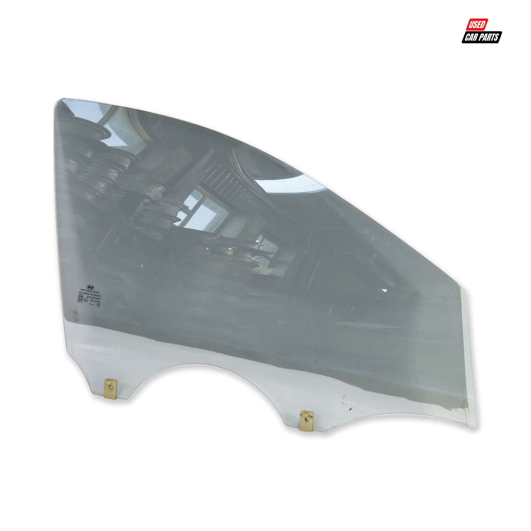 Used Drivers Side Front Window (Part Number 43R-000135) for 2013 HYUNDAI i20 1.4D GLIDE