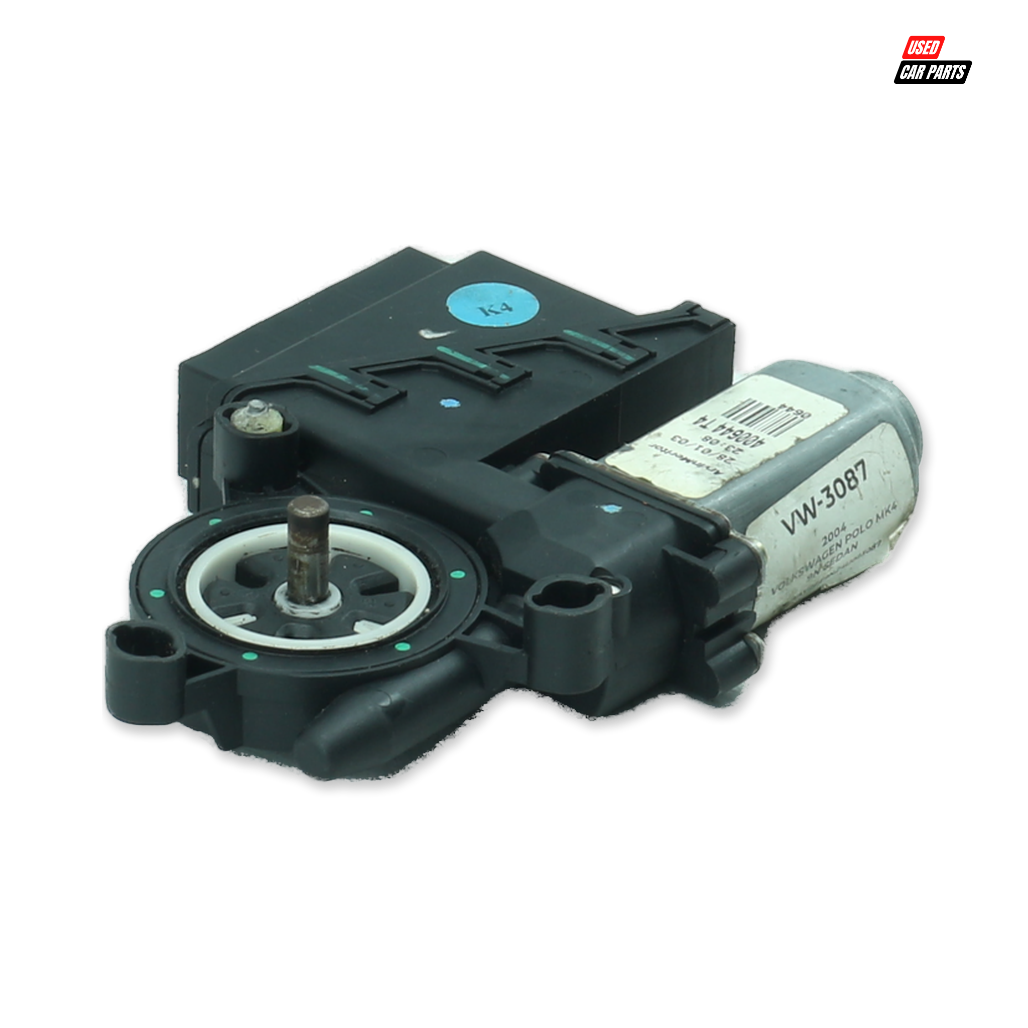 Used Drivers Side Front Window Motor (Part Number 601959801H) for 2009 Volkswagen Polo Mk4 Sedan