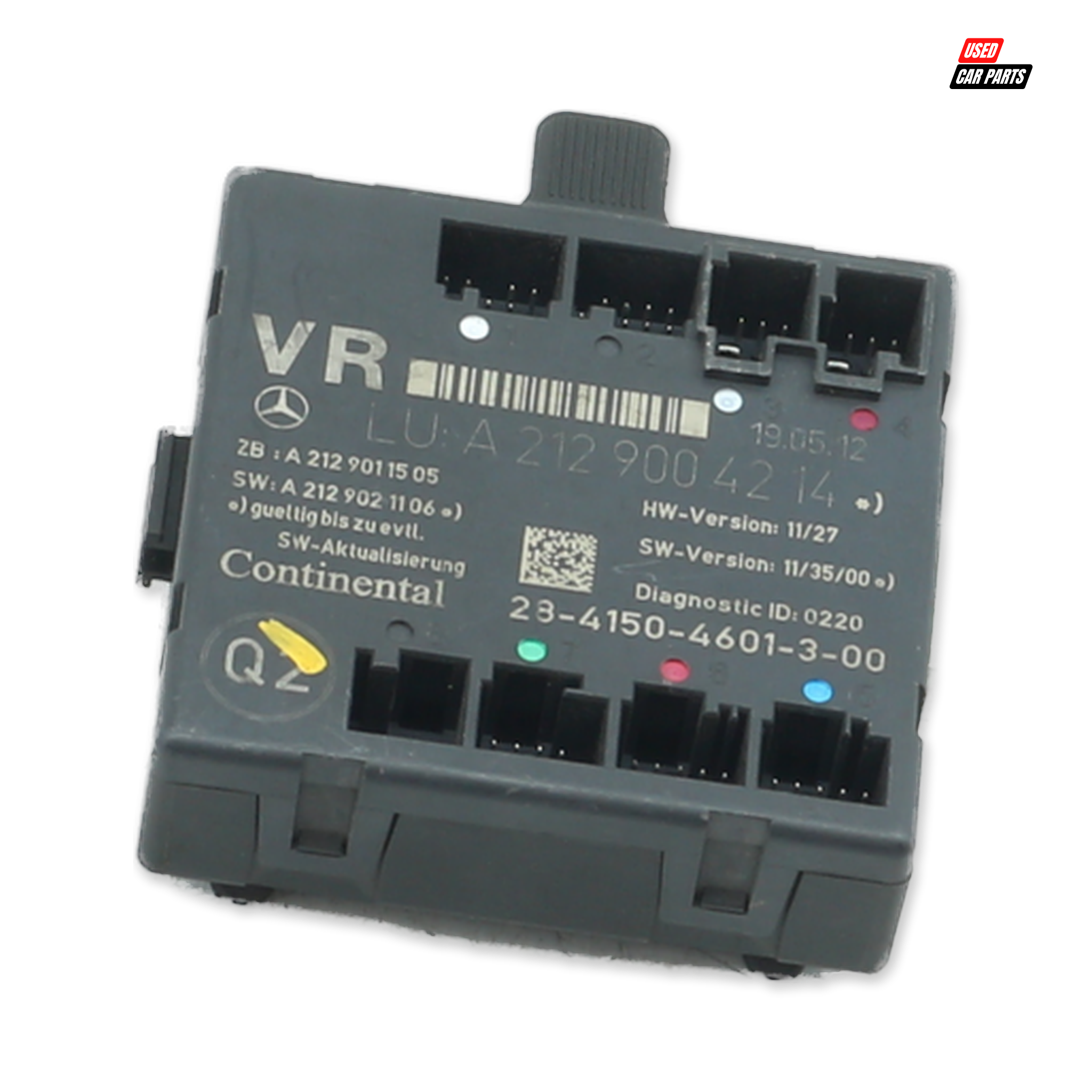 Used Drivers Side Rear Door Control Module (Part Number A2129004214) for 2012 MERCEDES-BENZ C180