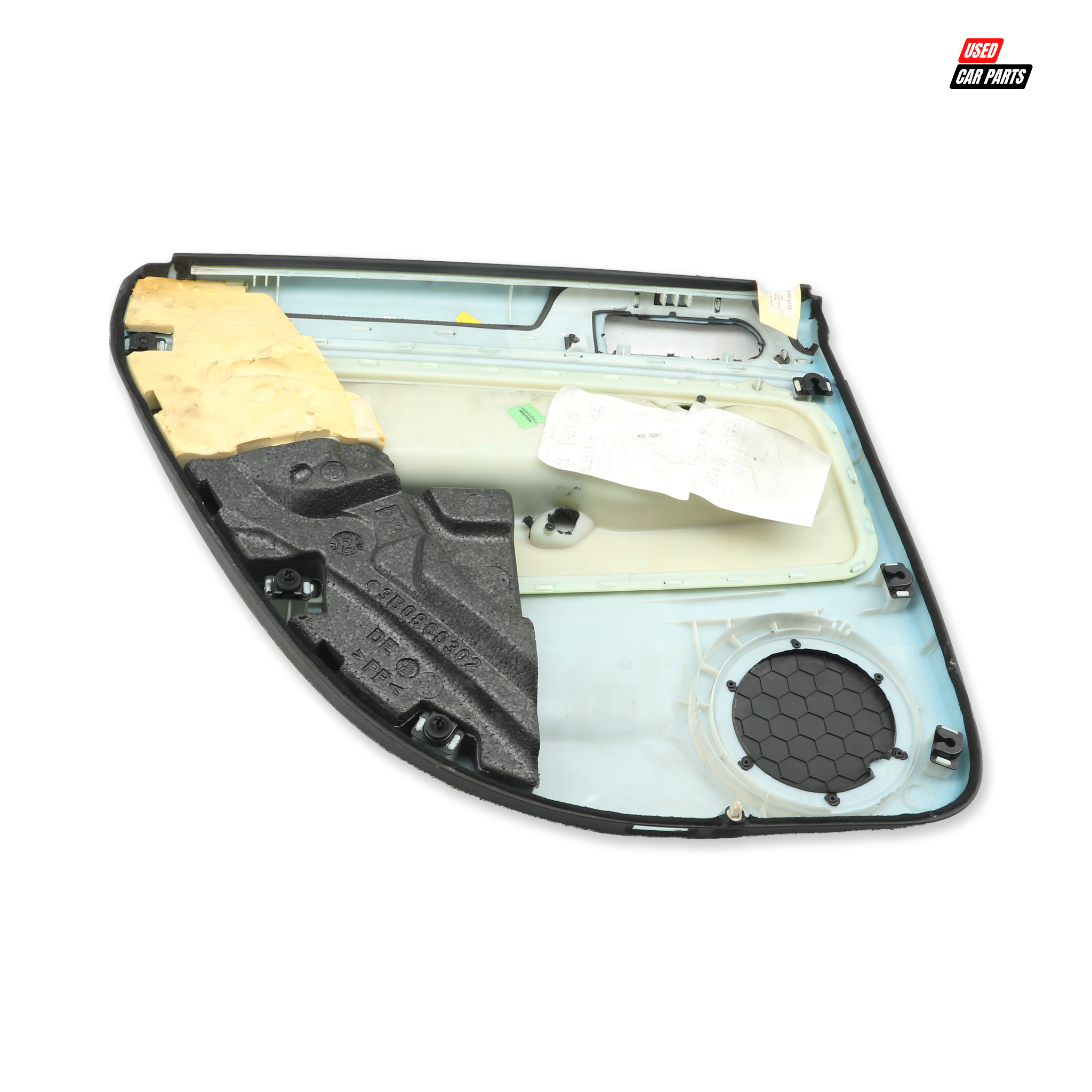 Used Driver's Side Rear Door Panel (Part Number 3B5867212) for 2000 Volkswagen Passat