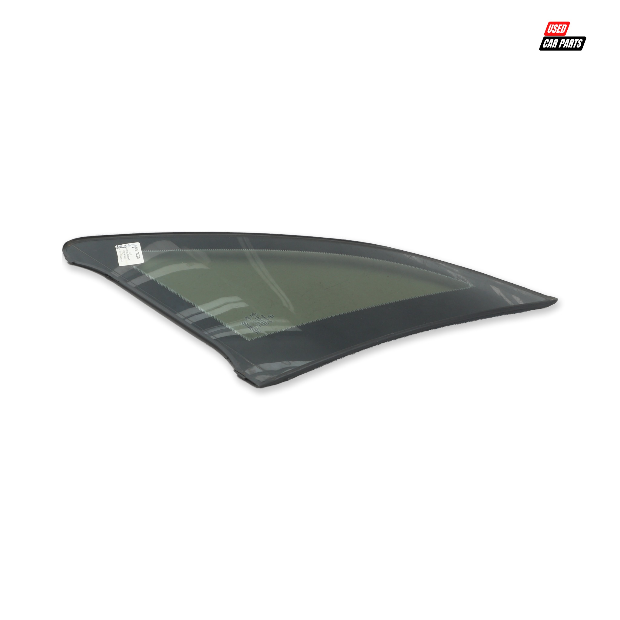Used Drivers Side Rear Quarter Window (Part Number 43R001583) for 2011 MERCEDES-BENZ B180