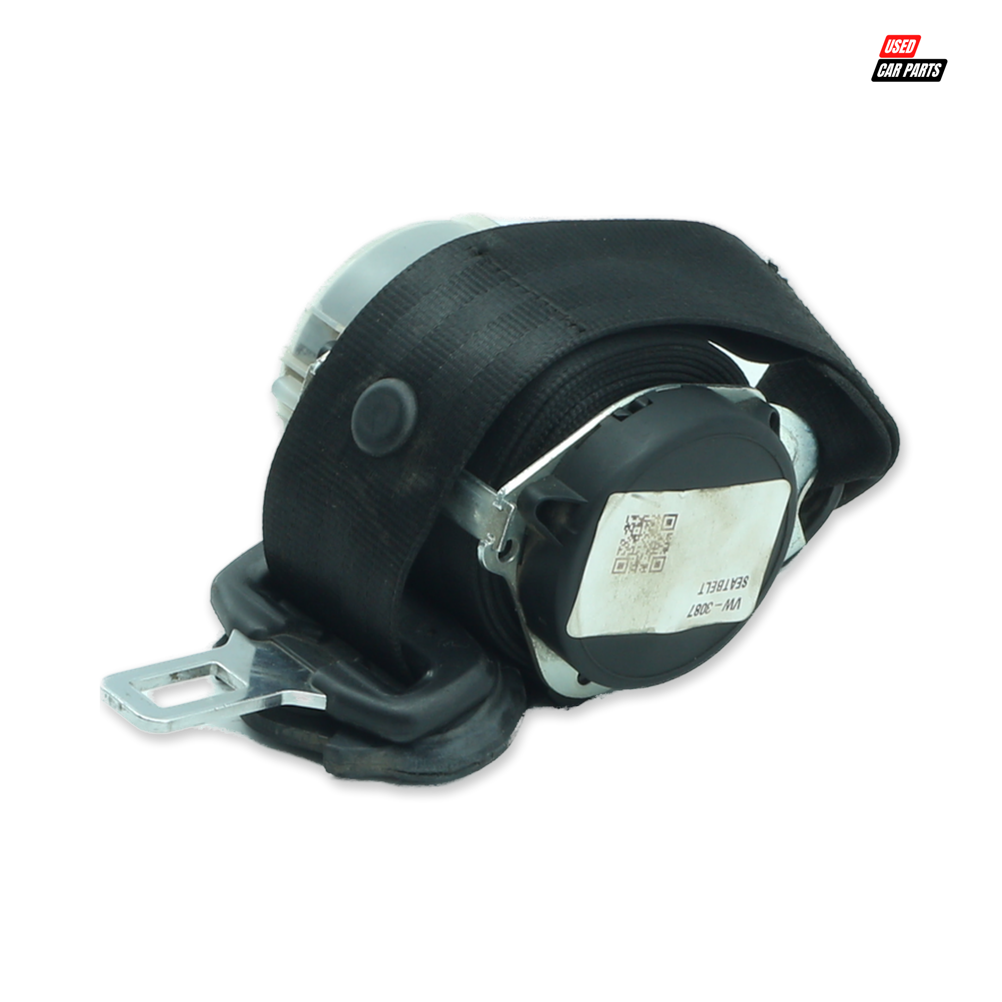 Used Drivers Side Rear Seat Belt (Part Number 6Q0857806A) for 2009 Volkswagen Polo Mk4 Sedan