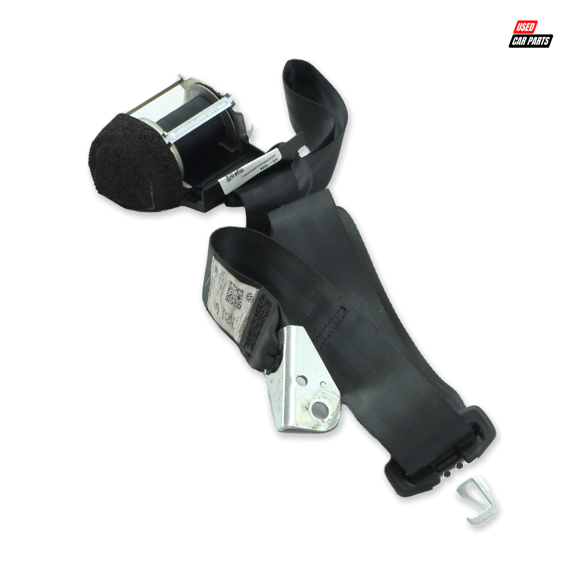 Used Drivers Side Rear Seat Belt (Part Number 5N0857806) for VOLKSWAGEN 1.4 TDI 2014