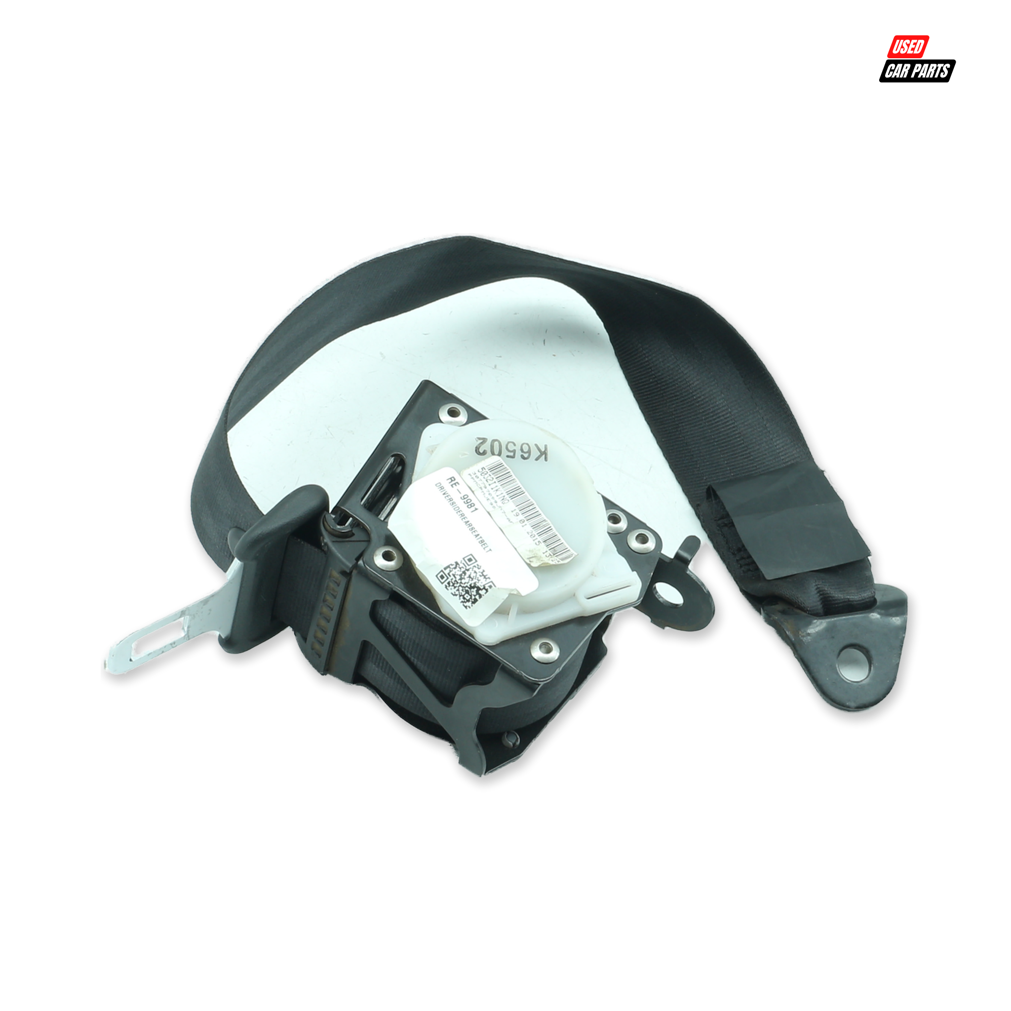 Used Drivers Side Rear Seat Belt for 2015 Renault Captur 900T
