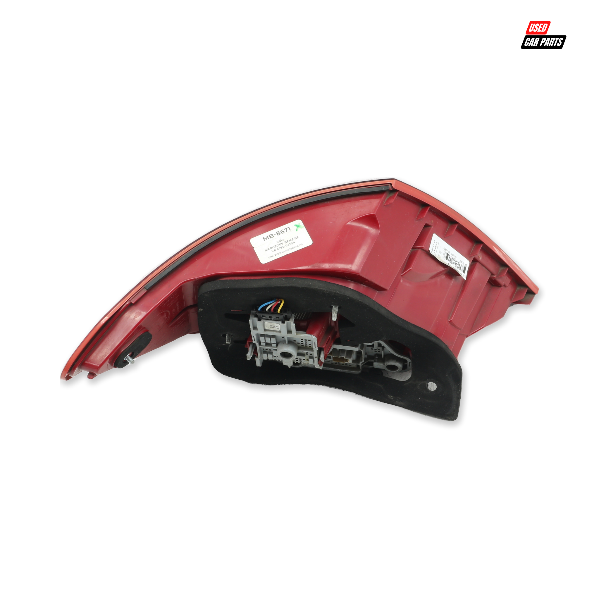 Used Mercedes-Benz C180 2012 Drivers Side Tail Light (Part Number 2049060503)