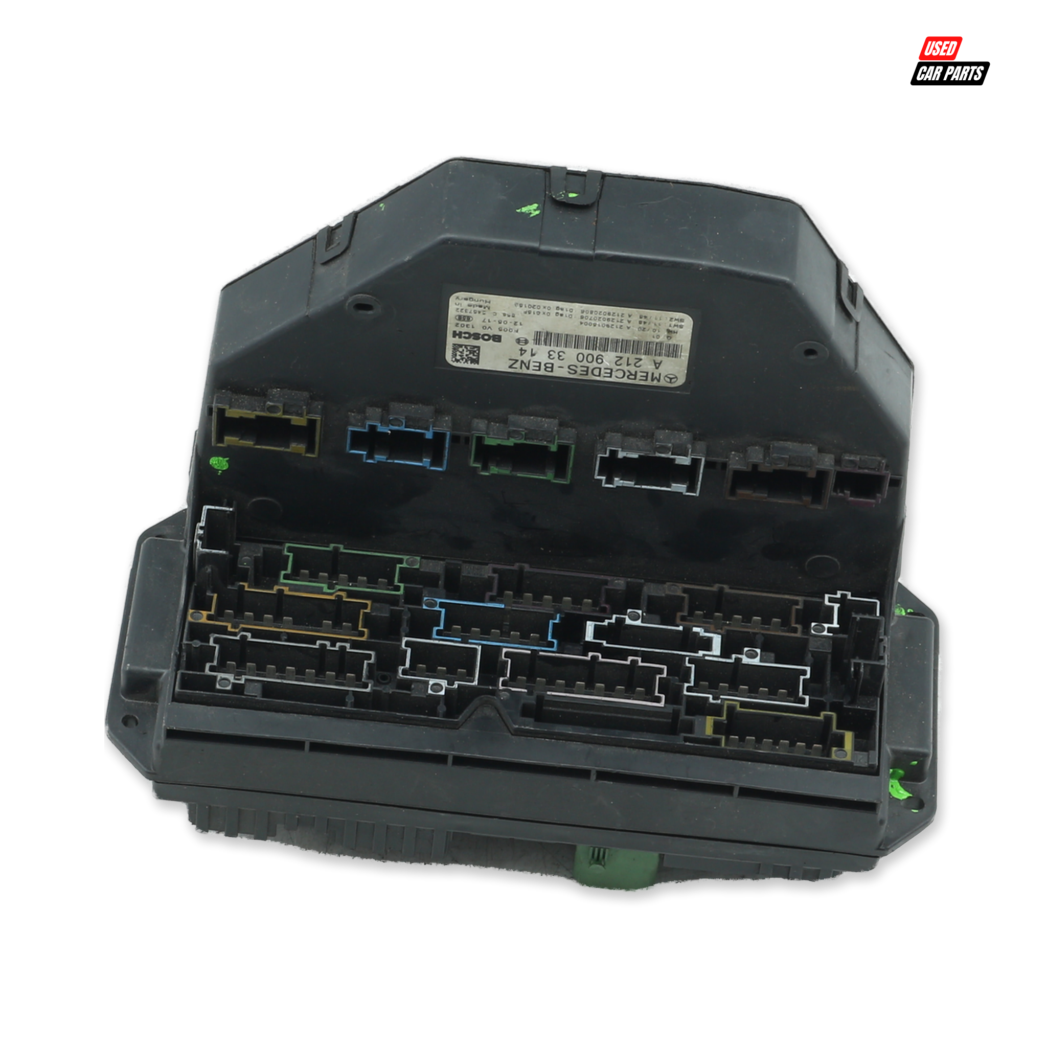 Used Engine Bay Fuse Box (Part Number A2129003314) for 2011 Mercedes-Benz B180