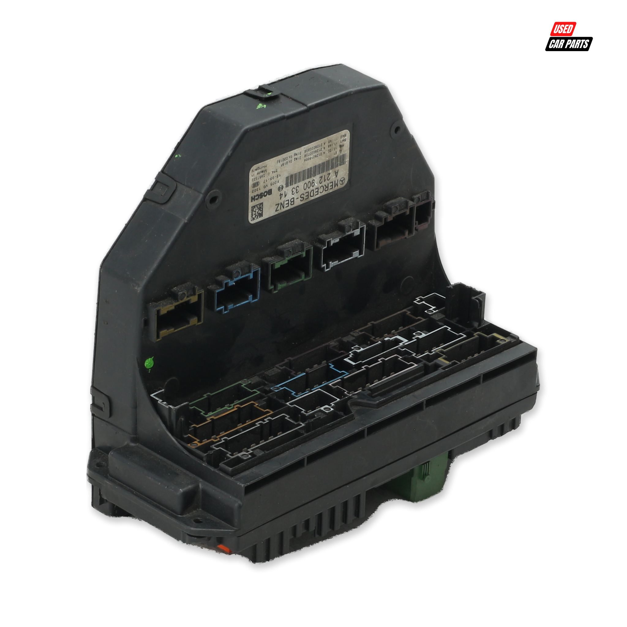 Used Engine Bay Fuse Box (Part Number A2129003314) for 2011 Mercedes-Benz B180