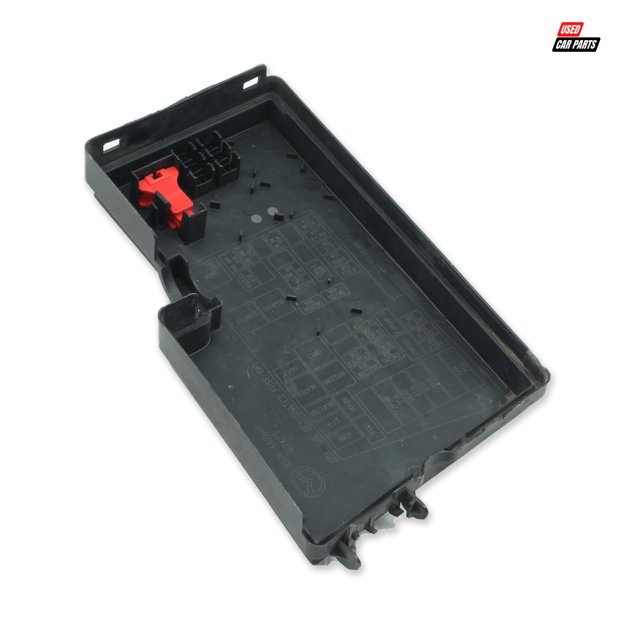 Used OEM B37F66761A Engine Bay Fuse Box Cover for 2008 MAZDA MAZDA3 2.3 MPS Silver