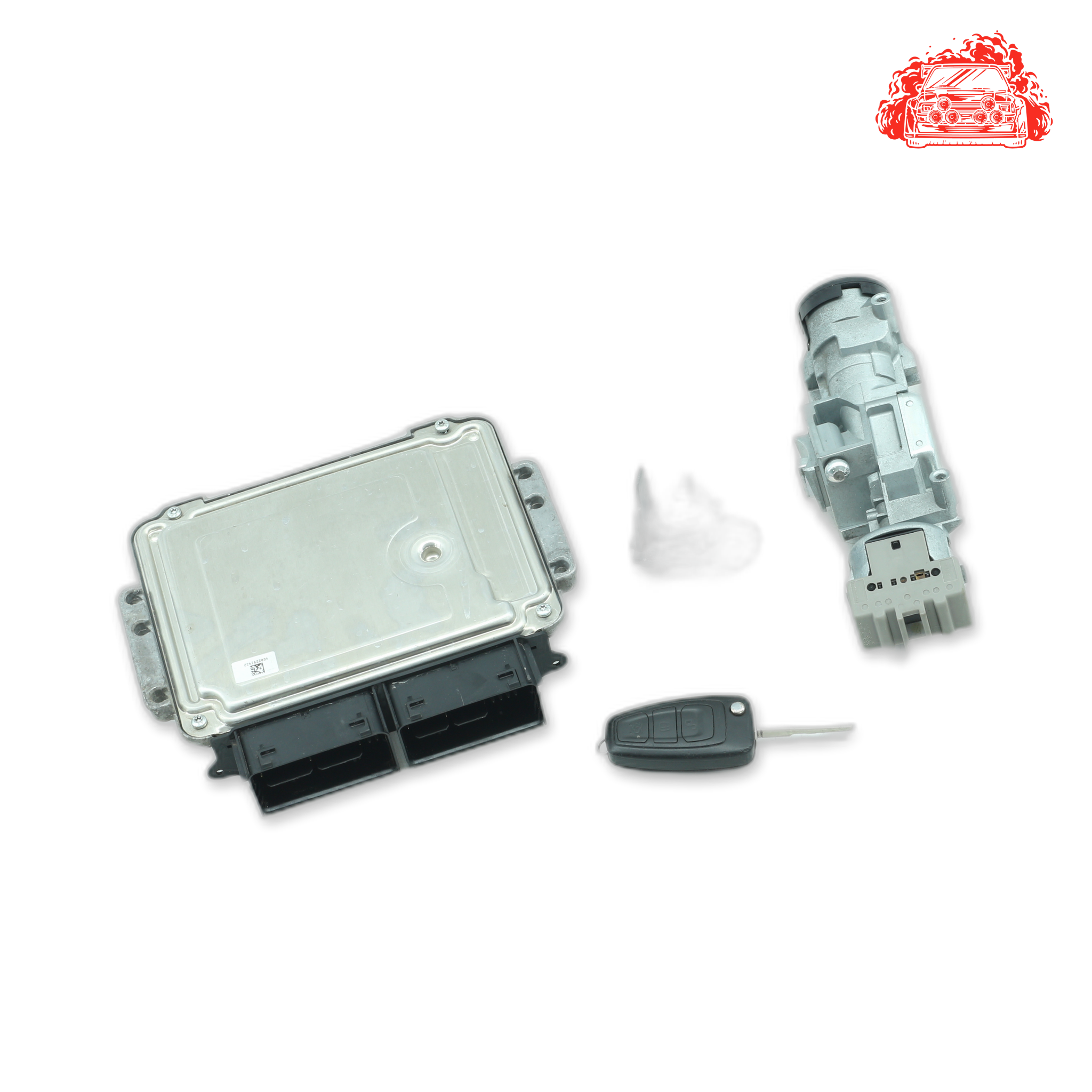 Used Ford Focus 1.0 EcoBoost Ambiente ECU + Ignition + Keys + Barrels - OEM Part F1FA-12A650,3M51-3F880