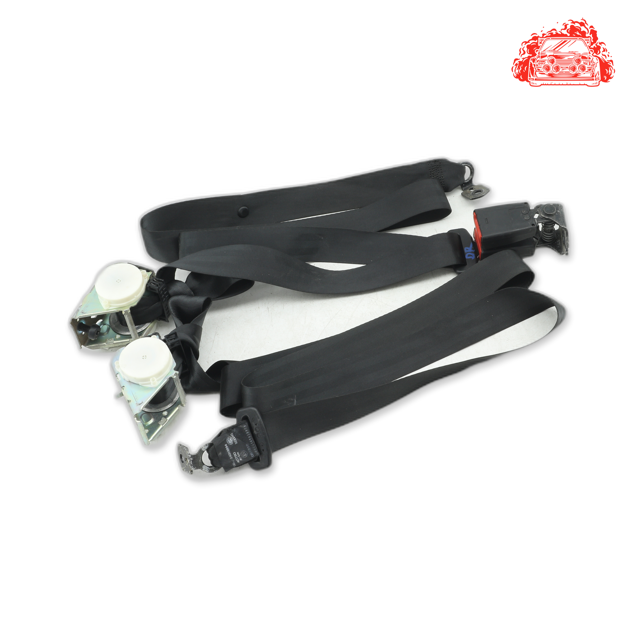 Used Ford Focus 1.0 EcoBoost Ambiente Rear Non Pretensioner Seat Belt Set - OEM BM5113A601