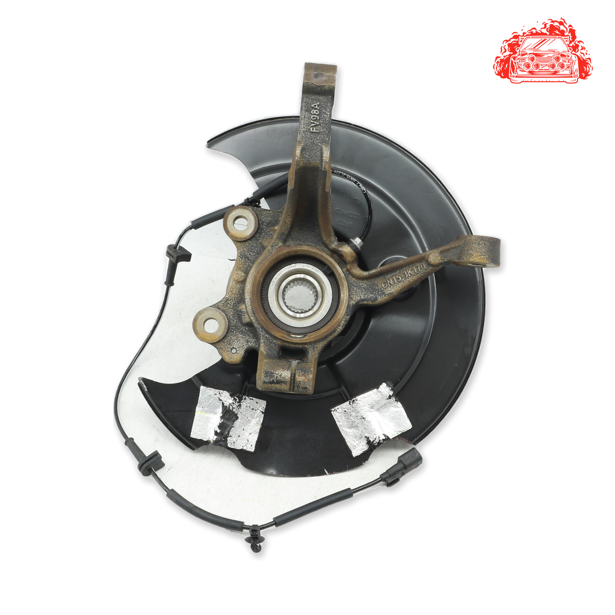 Used Ford EcoSport GN153K170 Driver Side Front Knuckle and Hub