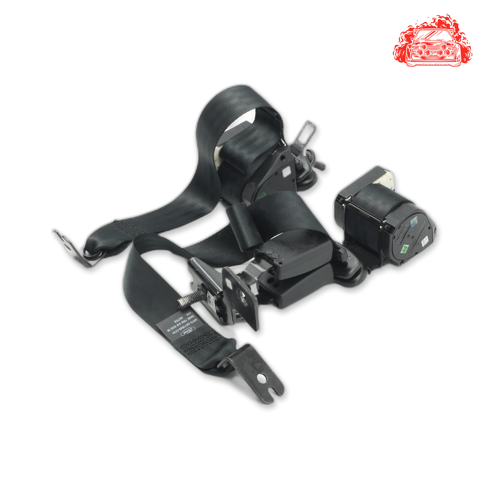 Used Ford EcoSport Rear Non Pretensioner Seat Belt Set - OEM Part 143594D,243594D