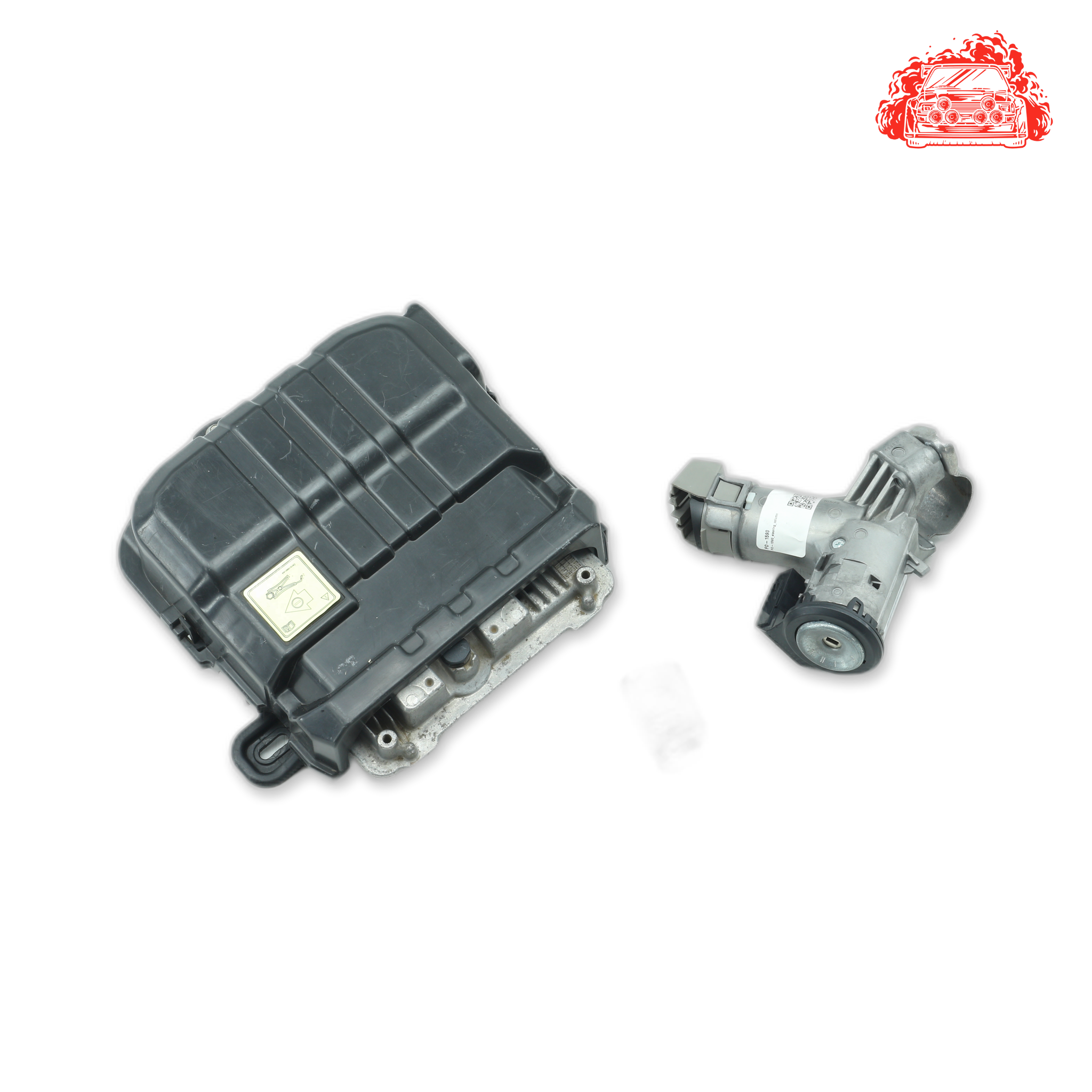 Used Ford EcoSport ECU + Ignition + Keys + Barrels - OEM Part CN1512A692,9V213F880ED