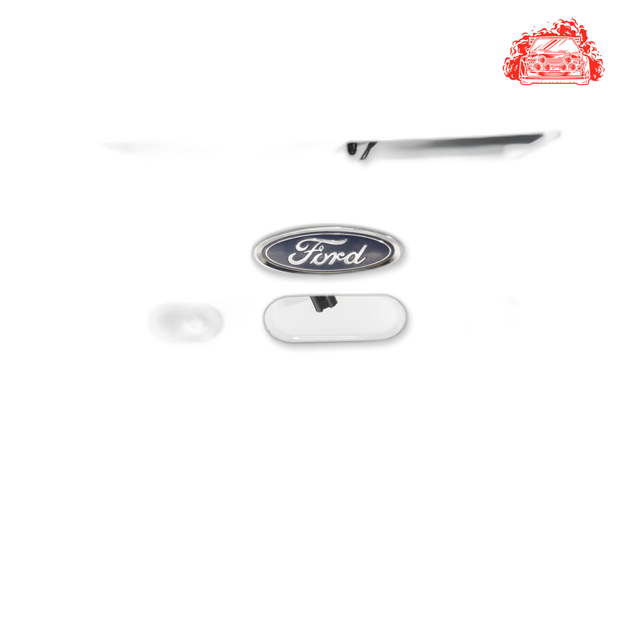 Ford Focus EcoBoost Rear Emblem Badge Set