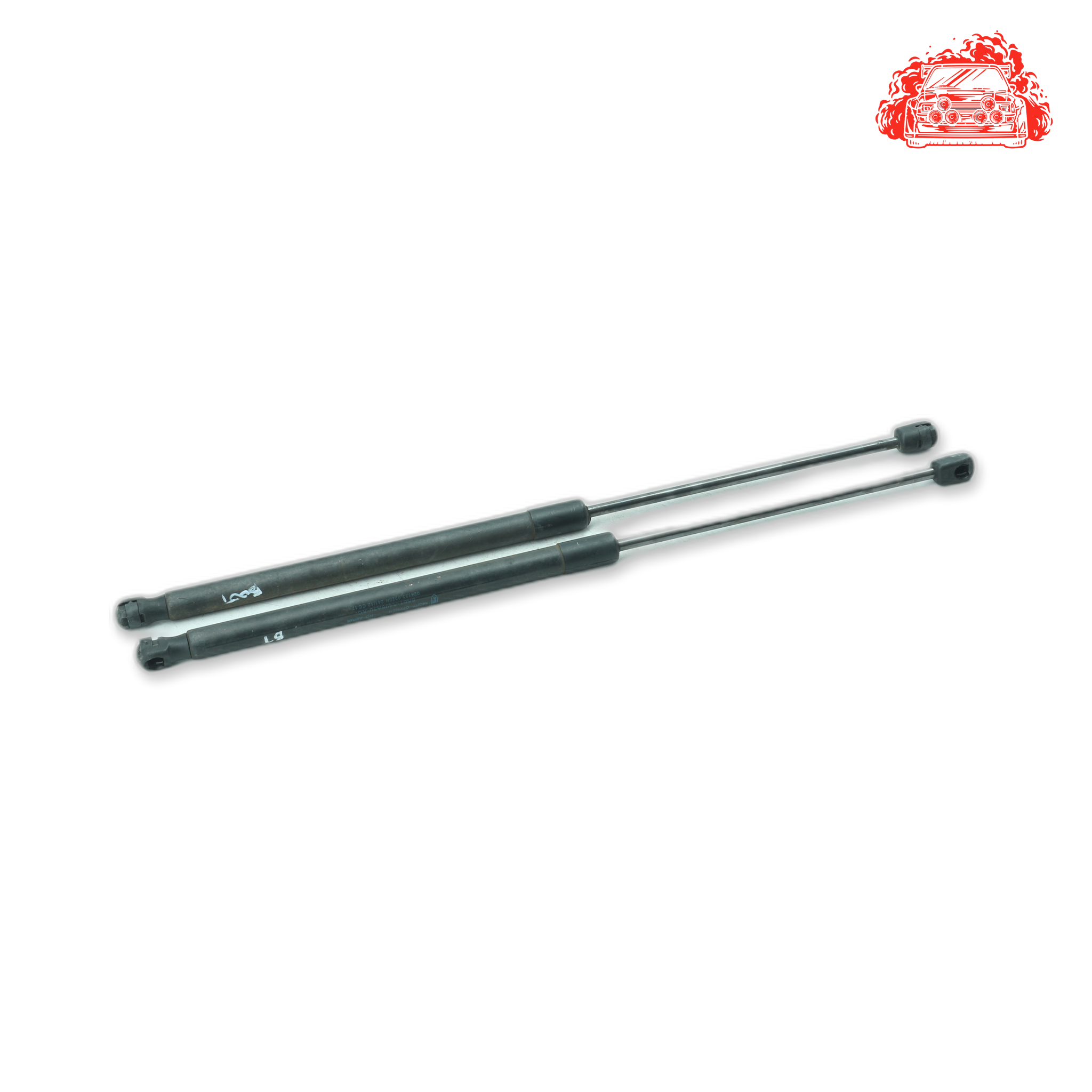 Used Ford Fiesta 1.6 Ambiente Powershift Boot Tailgate Gas Struts Set - OEM Part 8A61-A406A10-AC