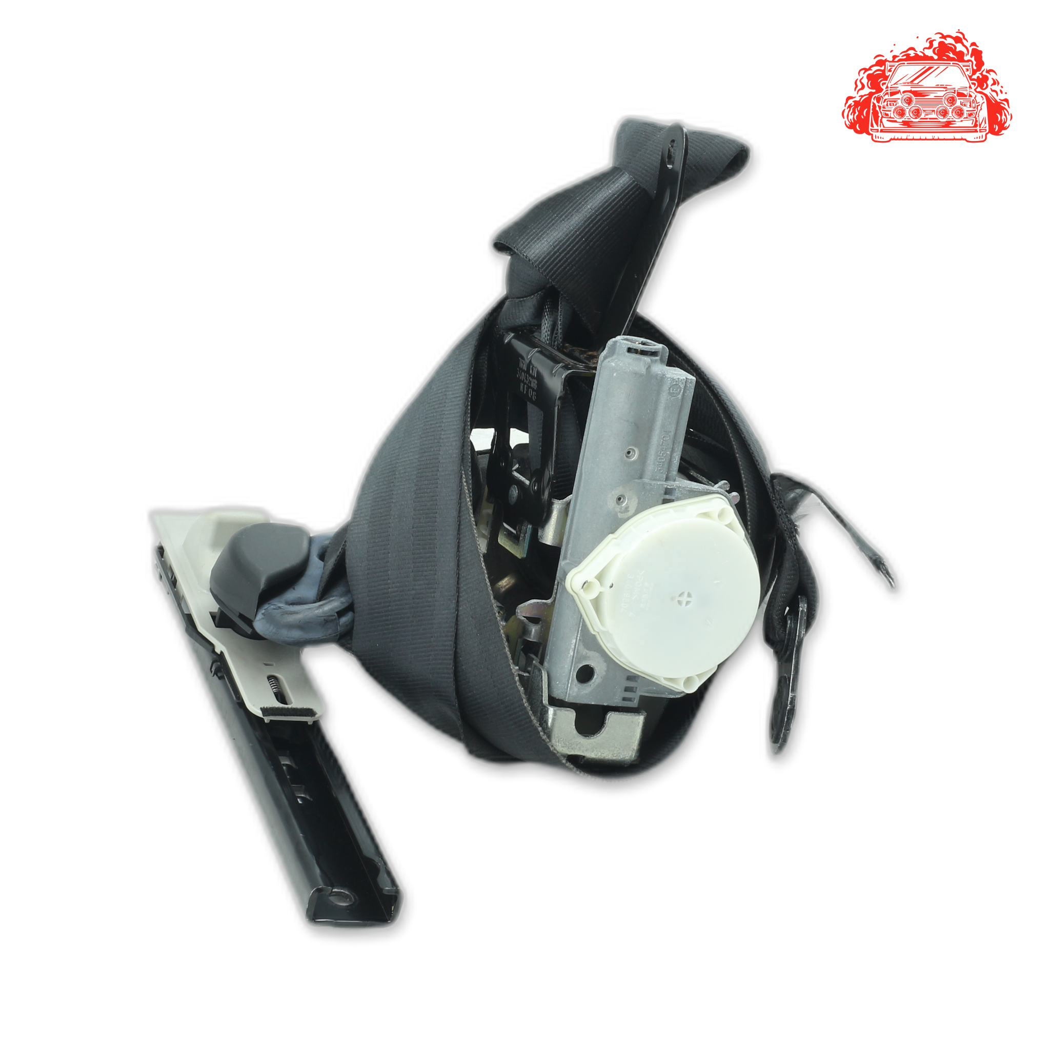 Used Ford Fiesta 1.6 Ambiente Powershift Driver Side Front Pretensioner Seat Belt - OEM Part 34054704,33013567B