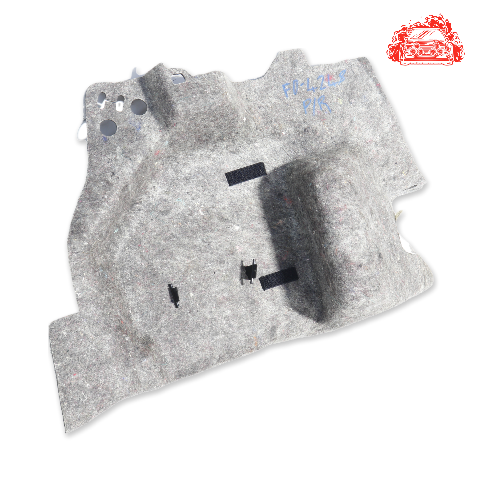 Used Ford Fiesta 1.6 Ambiente Powershift Passenger Side Boot Lining Carpet
