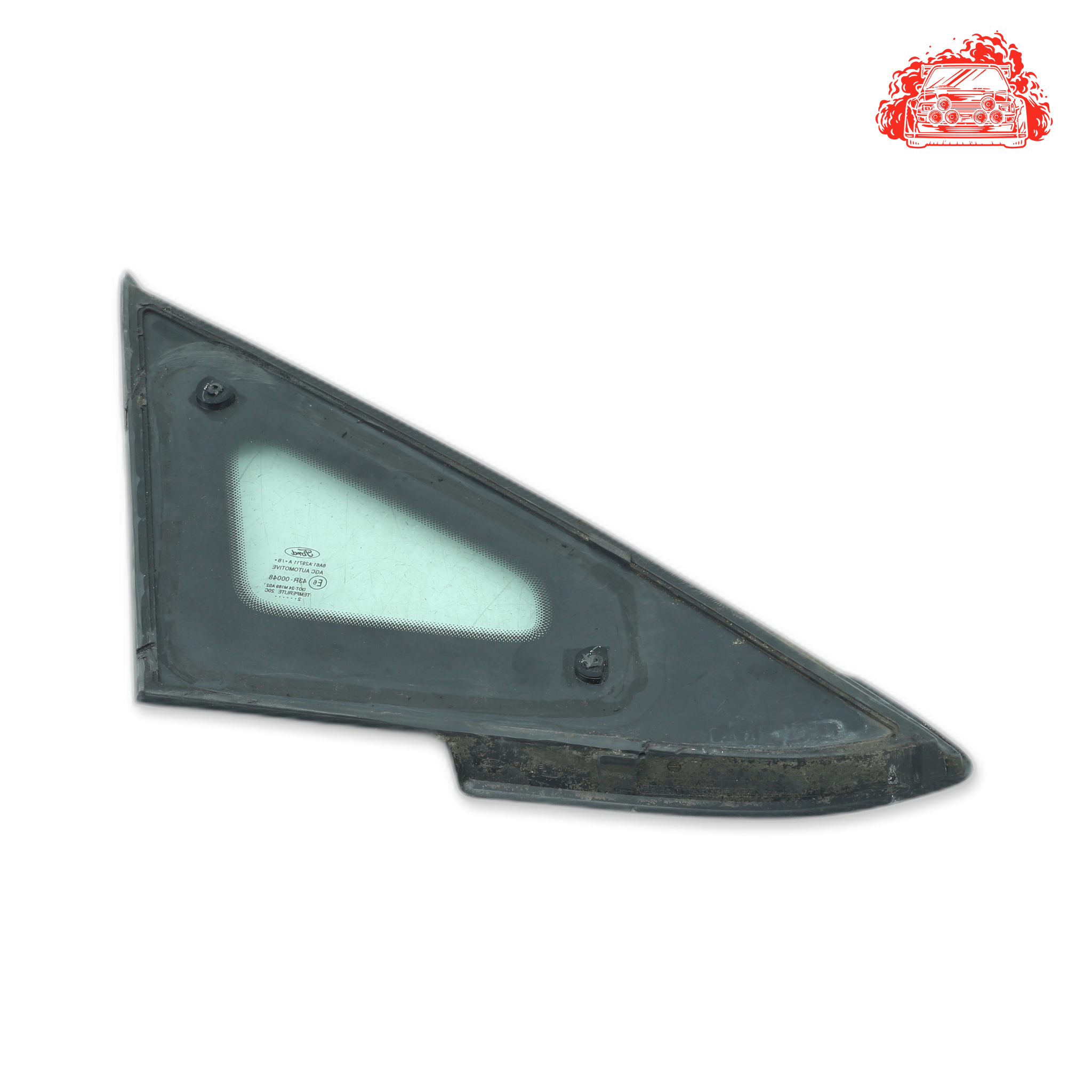 Used Ford Fiesta 1.6 Ambiente Powershift Passenger Side Front Quarter Window - OEM Part 8A61A29711A