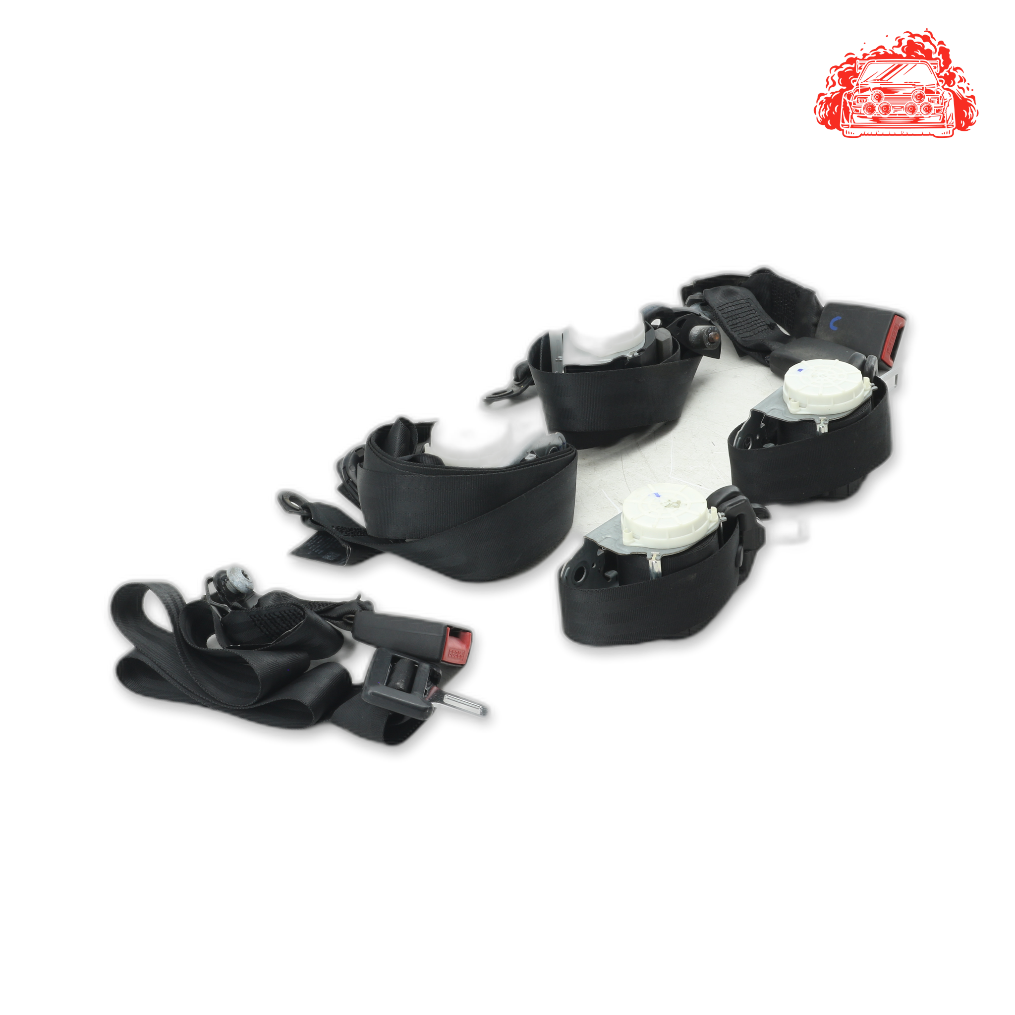 Used Ford FIGO 1.5 TREND (5DR) Front & Rear Seat Belt Set - OEM Part E4B5-A61295