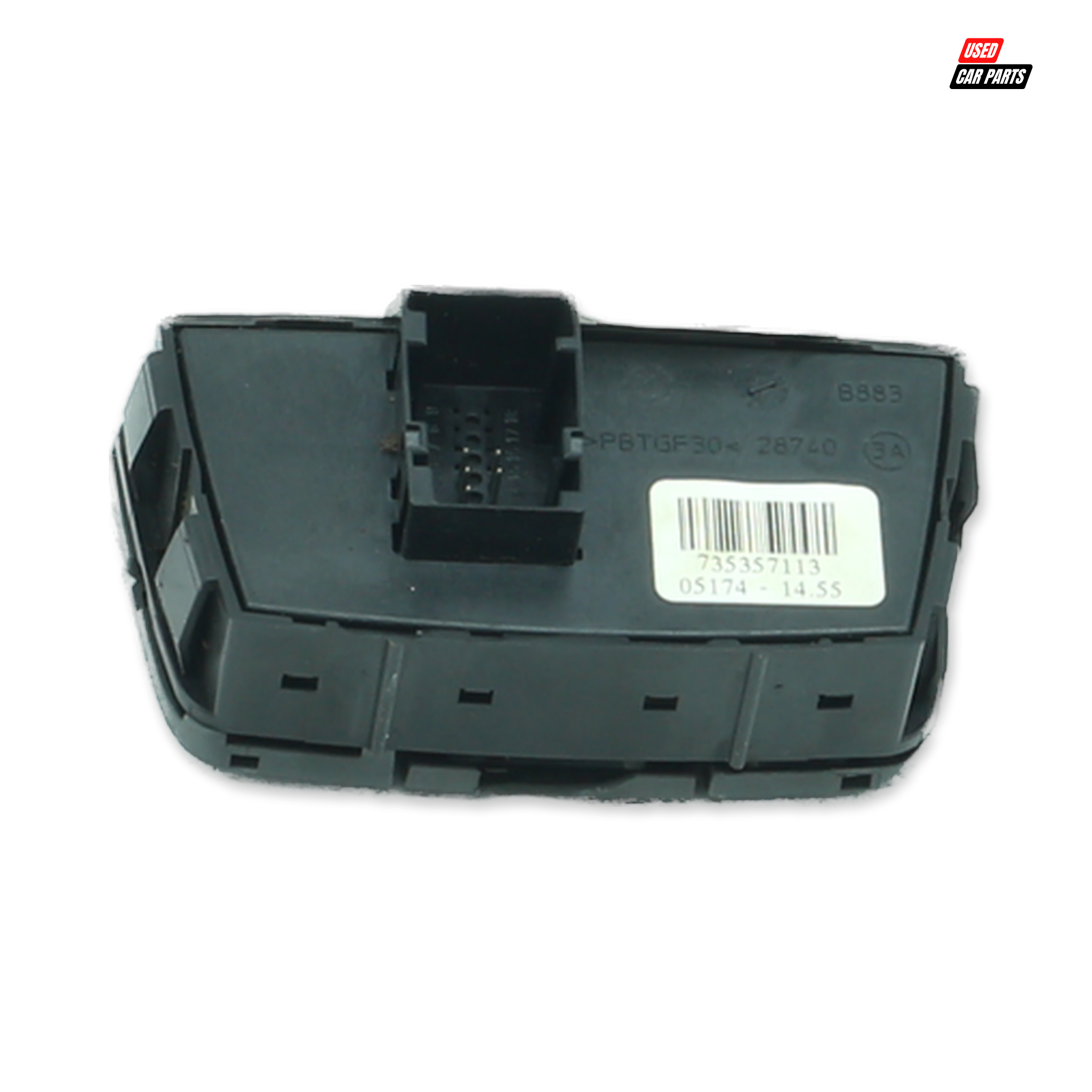 Used FIAT PANDA Hazard Switch (Part Number 735357113)