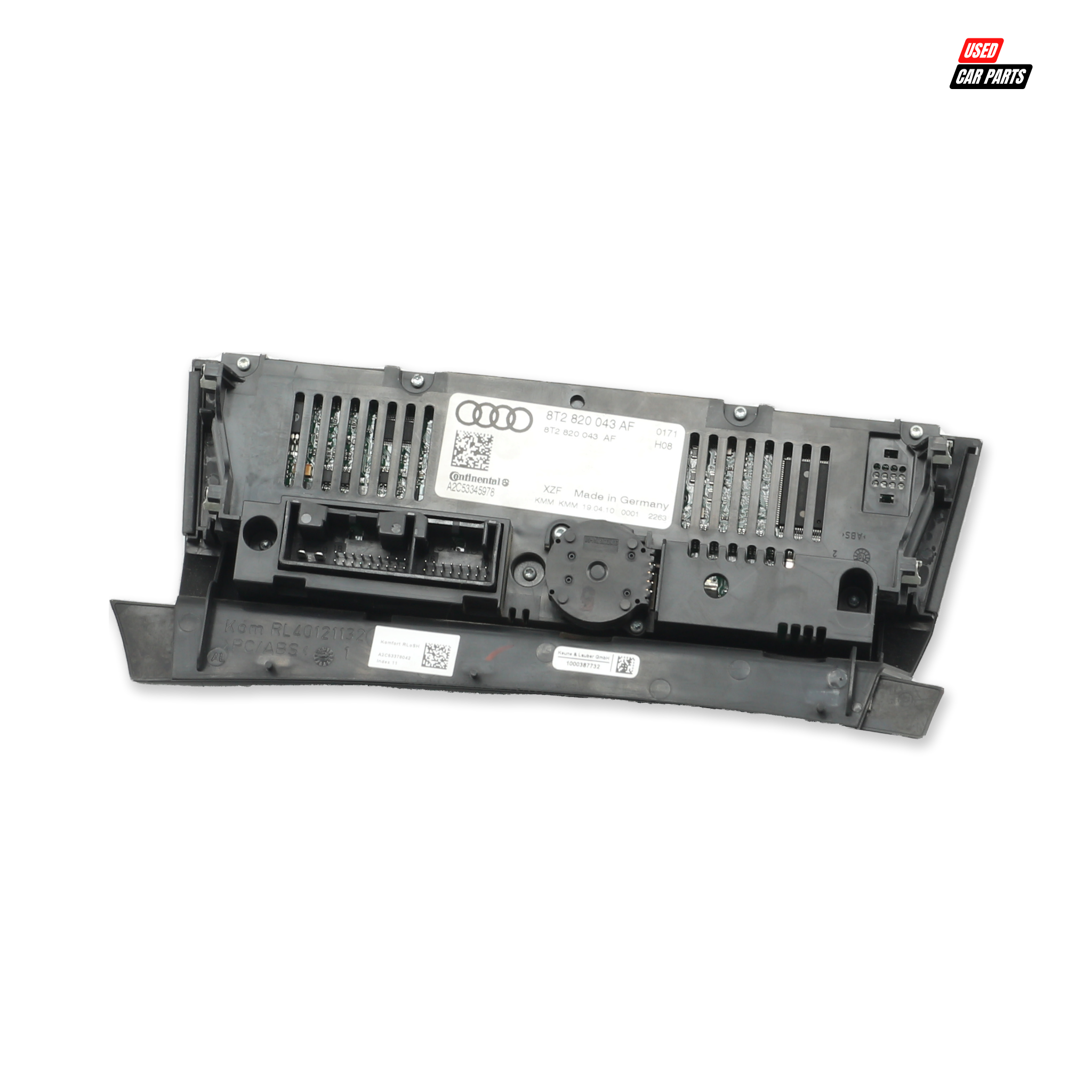 Used HVAC Control Panel for Audi or Volkswagen - OEM 8T2820043AF