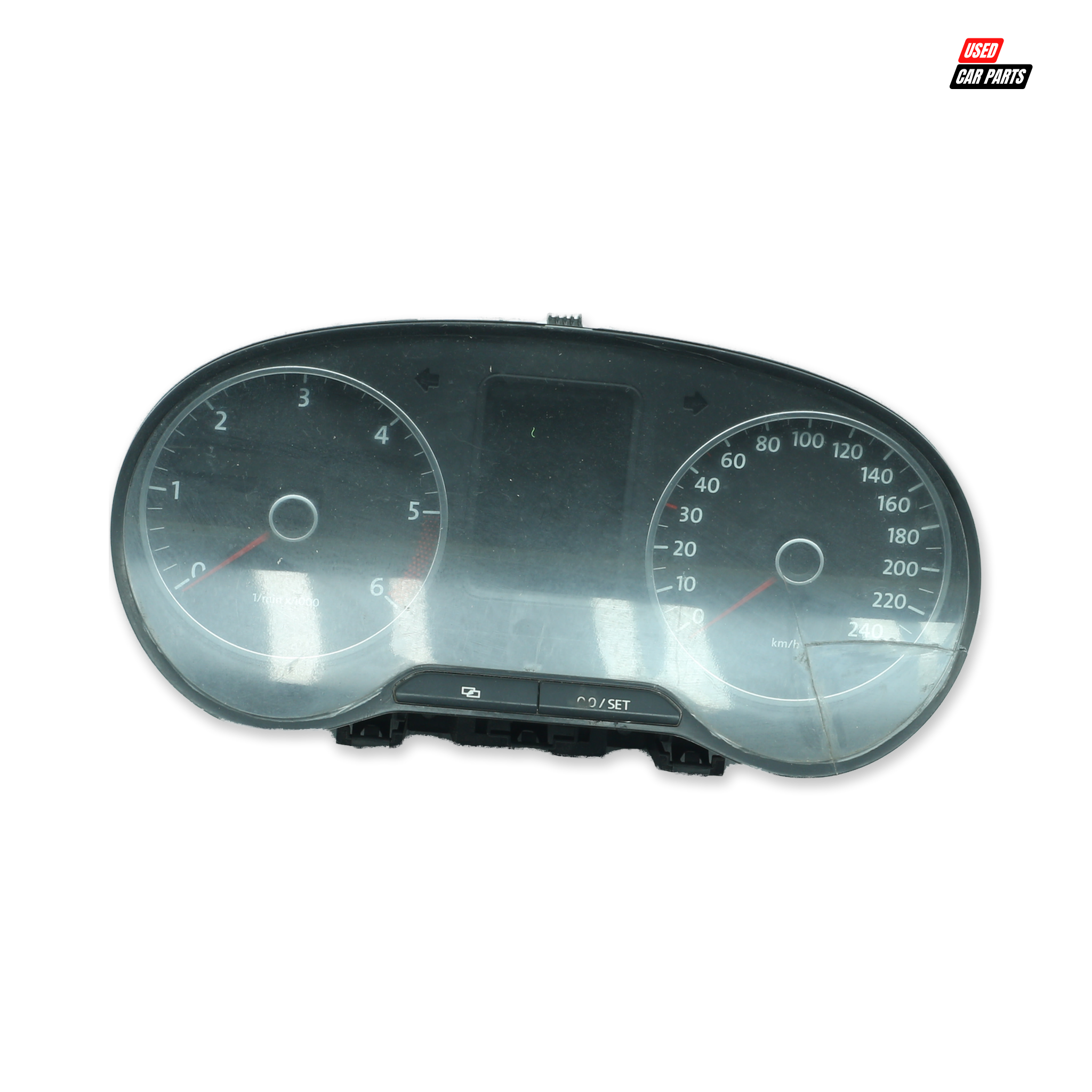 Used Instrument Cluster for Volkswagen Polo Mk5 Hatchback TDI 2009 (Part Number 6R0920861H)