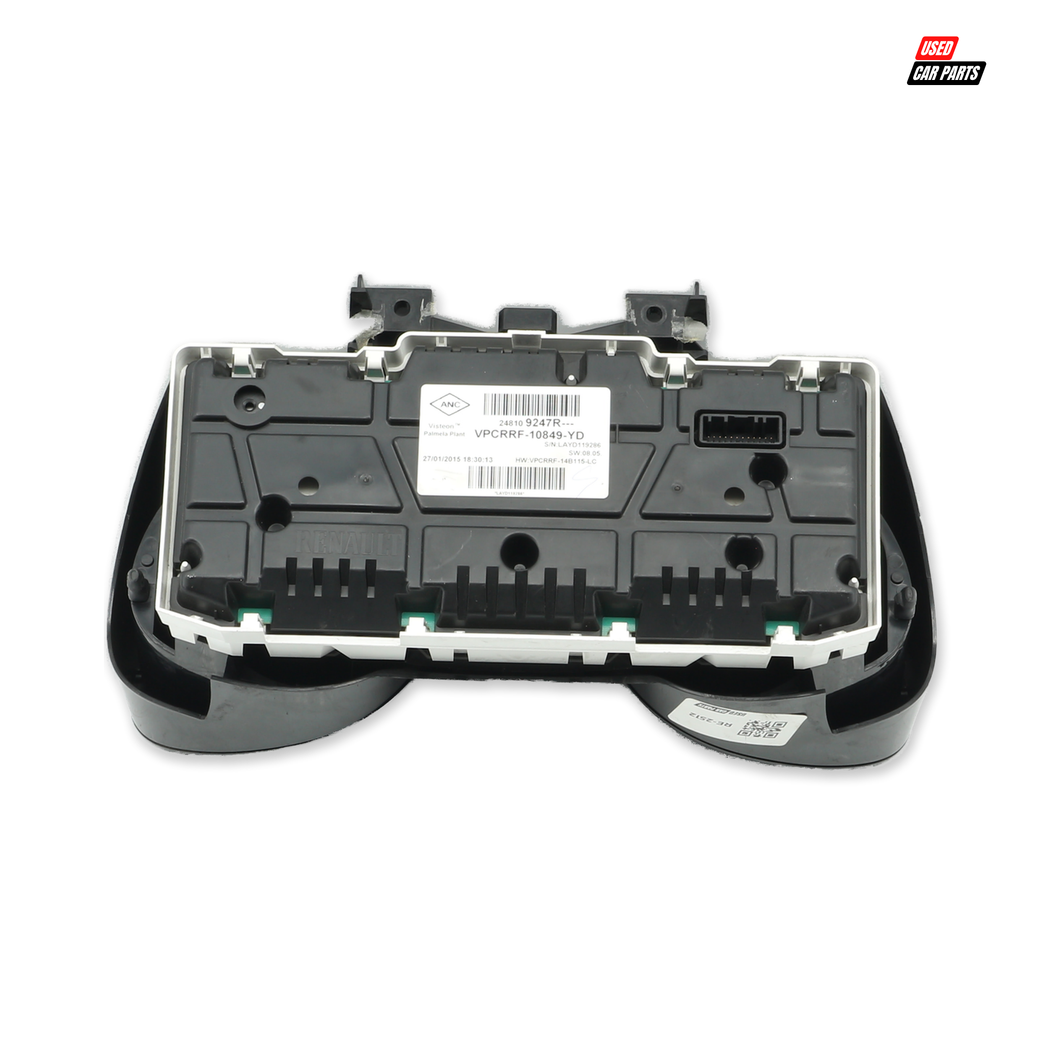 Used Instrument Cluster (Part Number 248109247R) for RENAULT CLIO IV 900 T GT-LINE 5DR (66KW) 2016