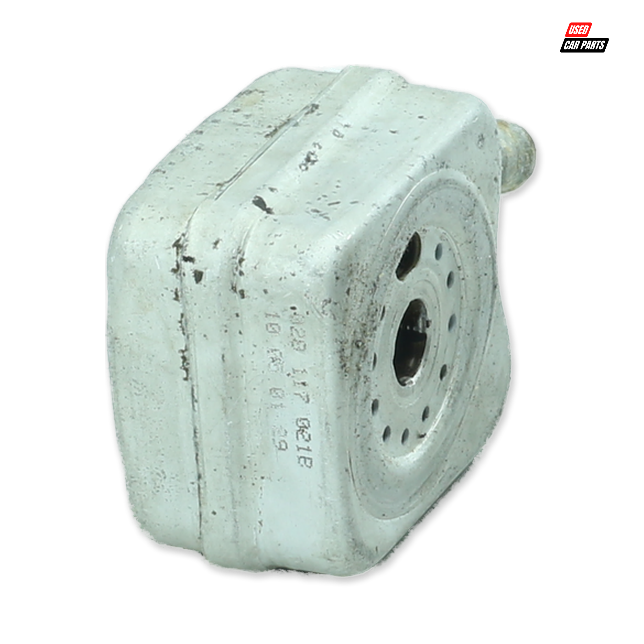 Used OEM Oil Cooler (Part Number 028117021B) for 2000 Volkswagen Passat