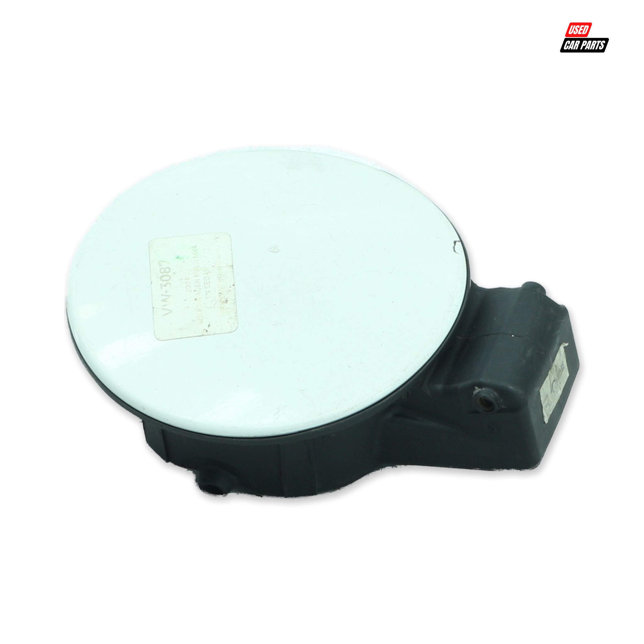 Used OEM Outer Fuel Cap Cover, Part Number 1H0010092C for 2009 Volkswagen Polo Mk4 Sedan