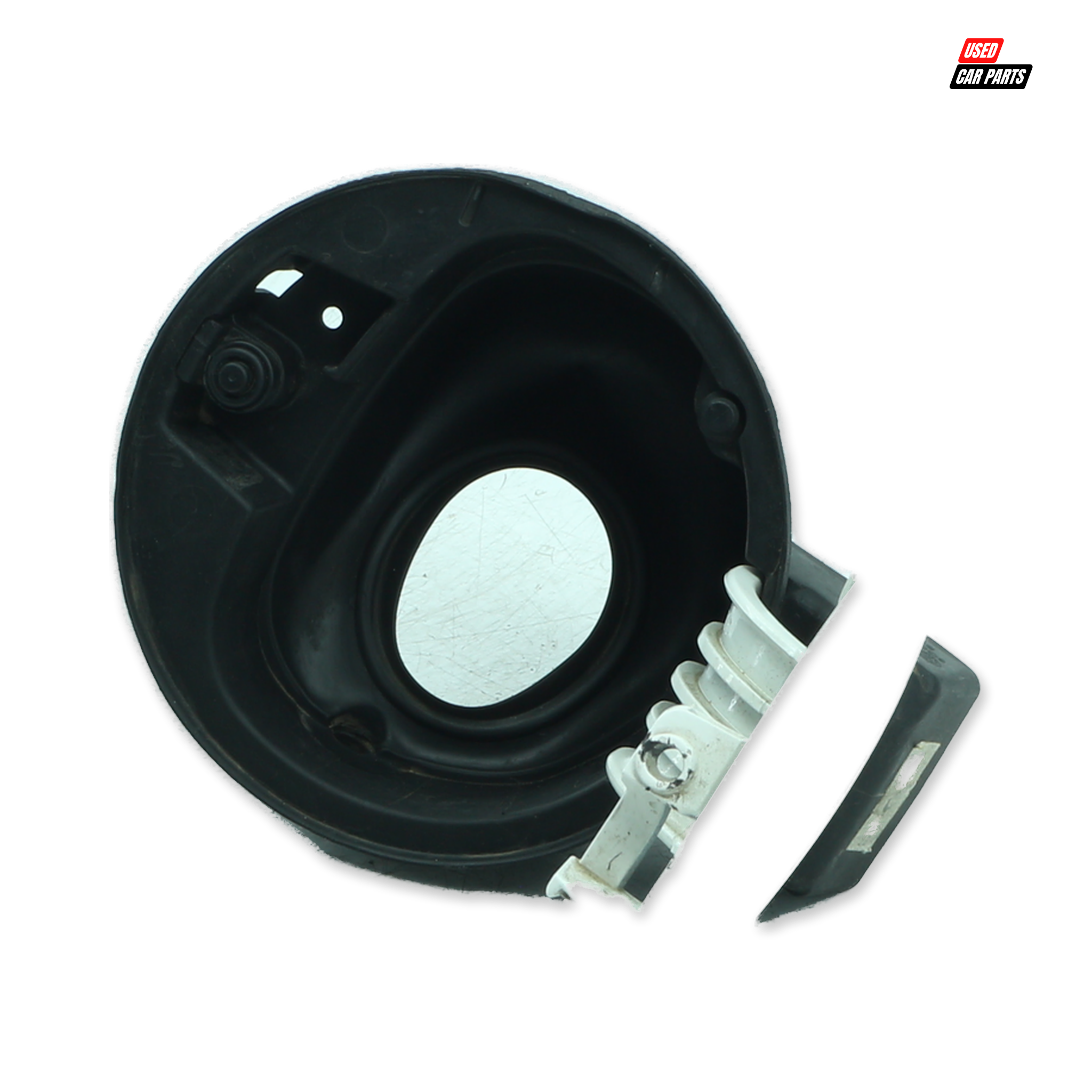 Used OEM Outer Fuel Cap Cover, Part Number 1H0010092C for 2009 Volkswagen Polo Mk4 Sedan