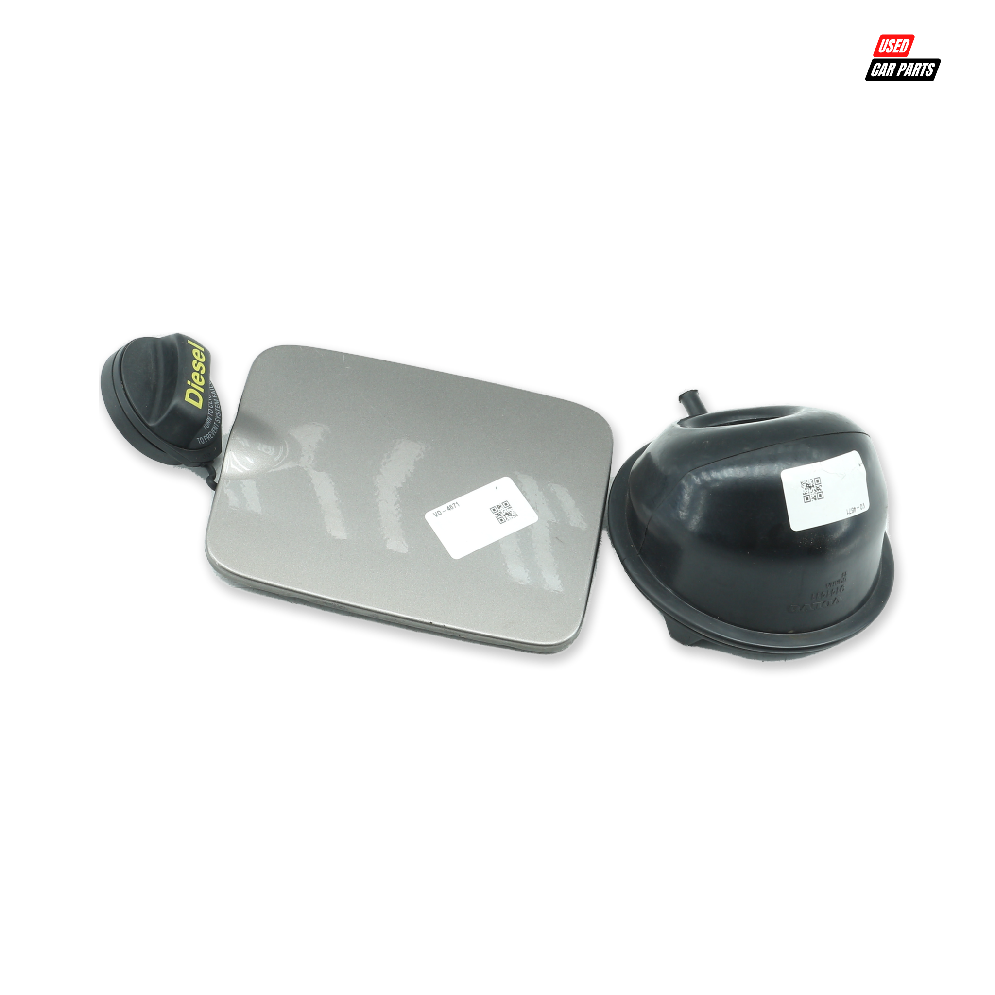 Used Outer Fuel Cover With Fuel Cap, Part Number 31280187 for 2012 VOLVO XC90 D5 GEARTRONIC AWD