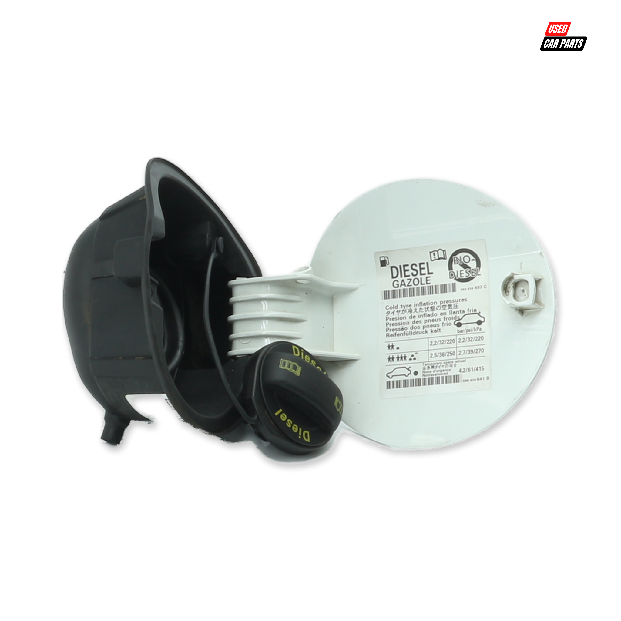 Used Volkswagen 1.4 TDI Outer Fuel Cover With Fuel Cap (Part Number 5N08098570)