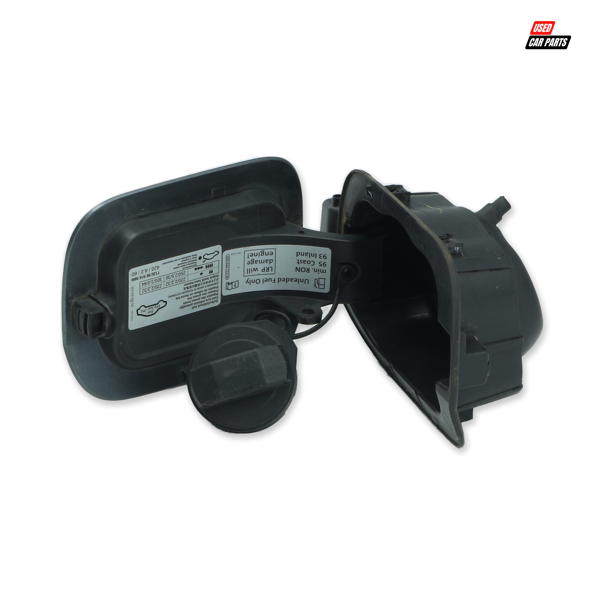 Used Outer Fuel Cover With Fuel Cap (Part Number 5C6809857) for 2015 VOLKSWAGEN JETTA GP 1.4 TSI COMFORTLINE