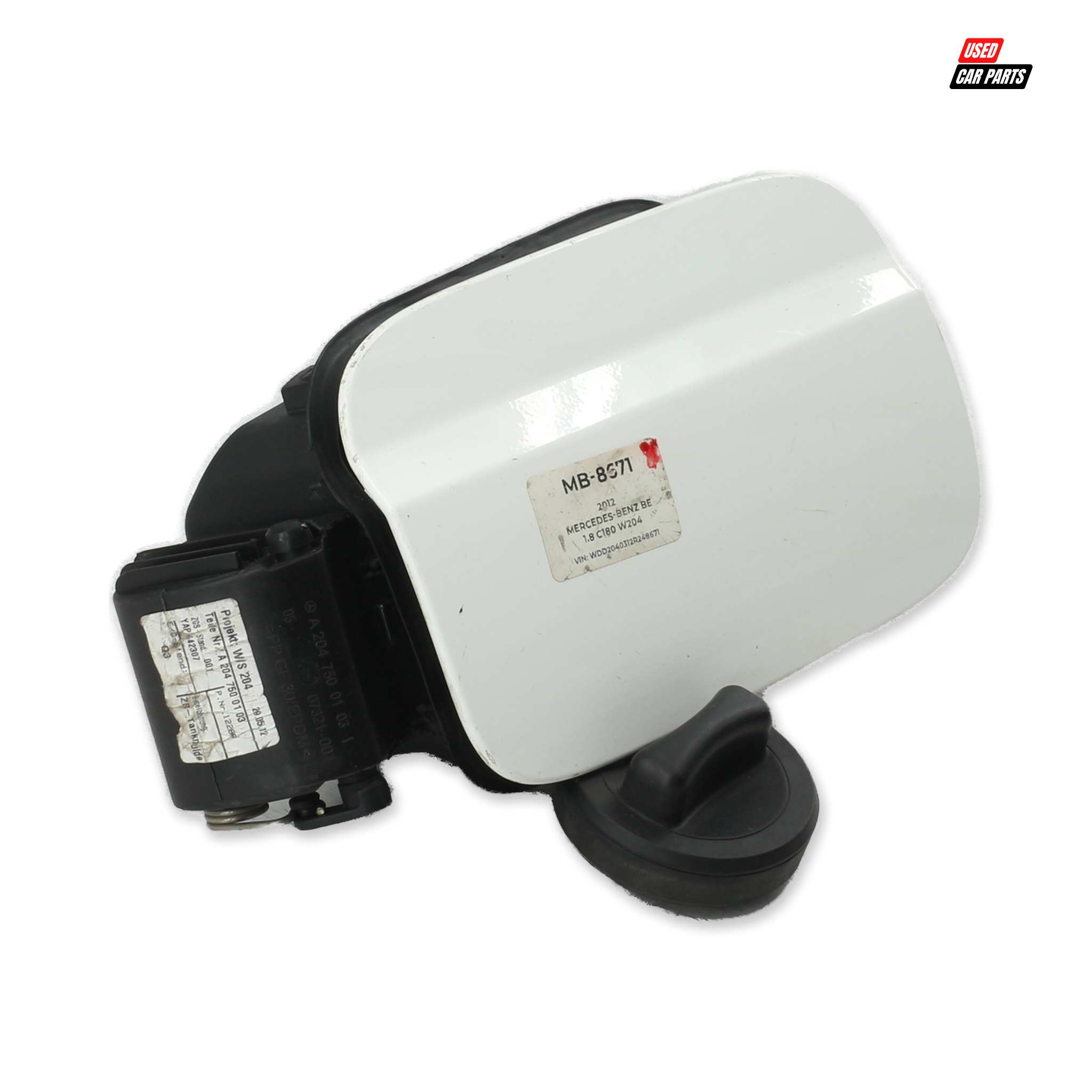 Used MERCEDES-BENZ C180 2012 Outer Fuel Cover With Fuel Cap (Part Number A2047500103)