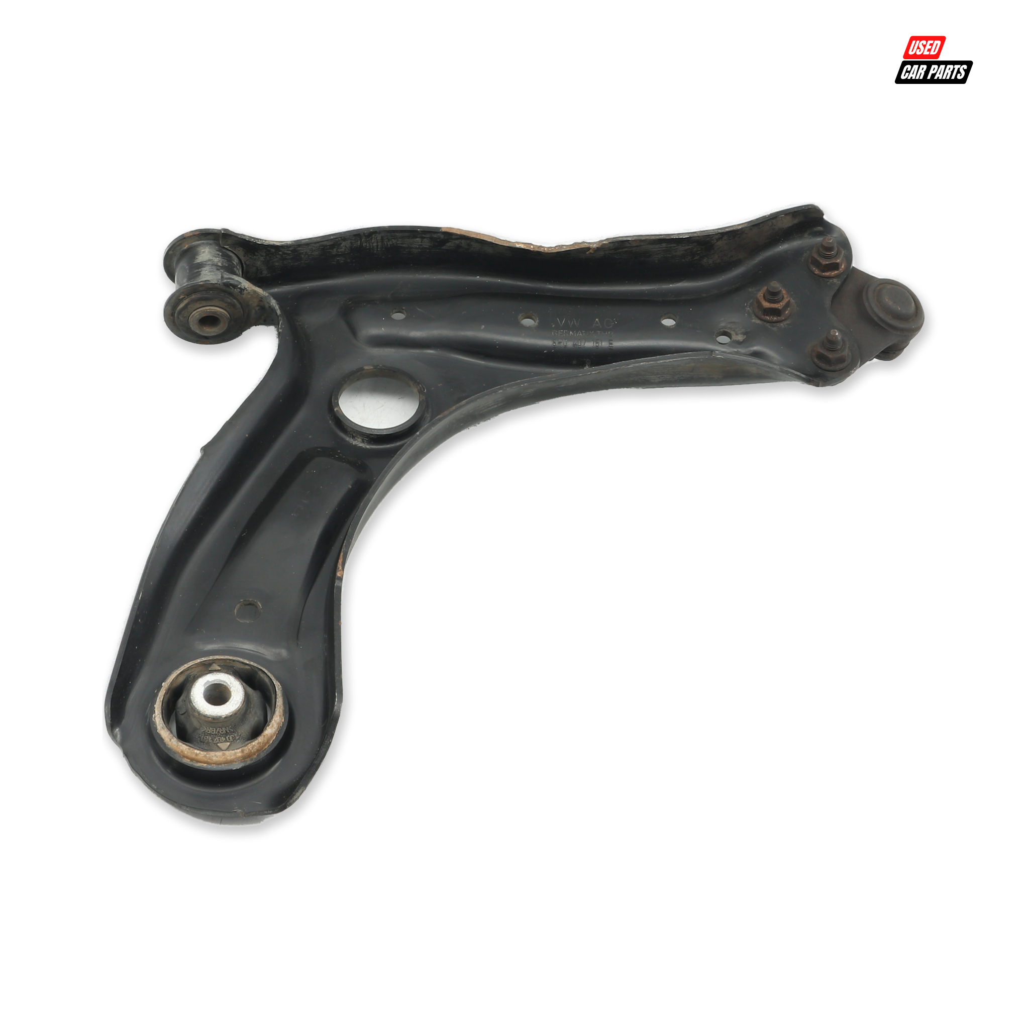 Used Passenger Side Lower Control Arm (Part Number 6R0407151E) for VOLKSWAGEN POLO VIVO 2012