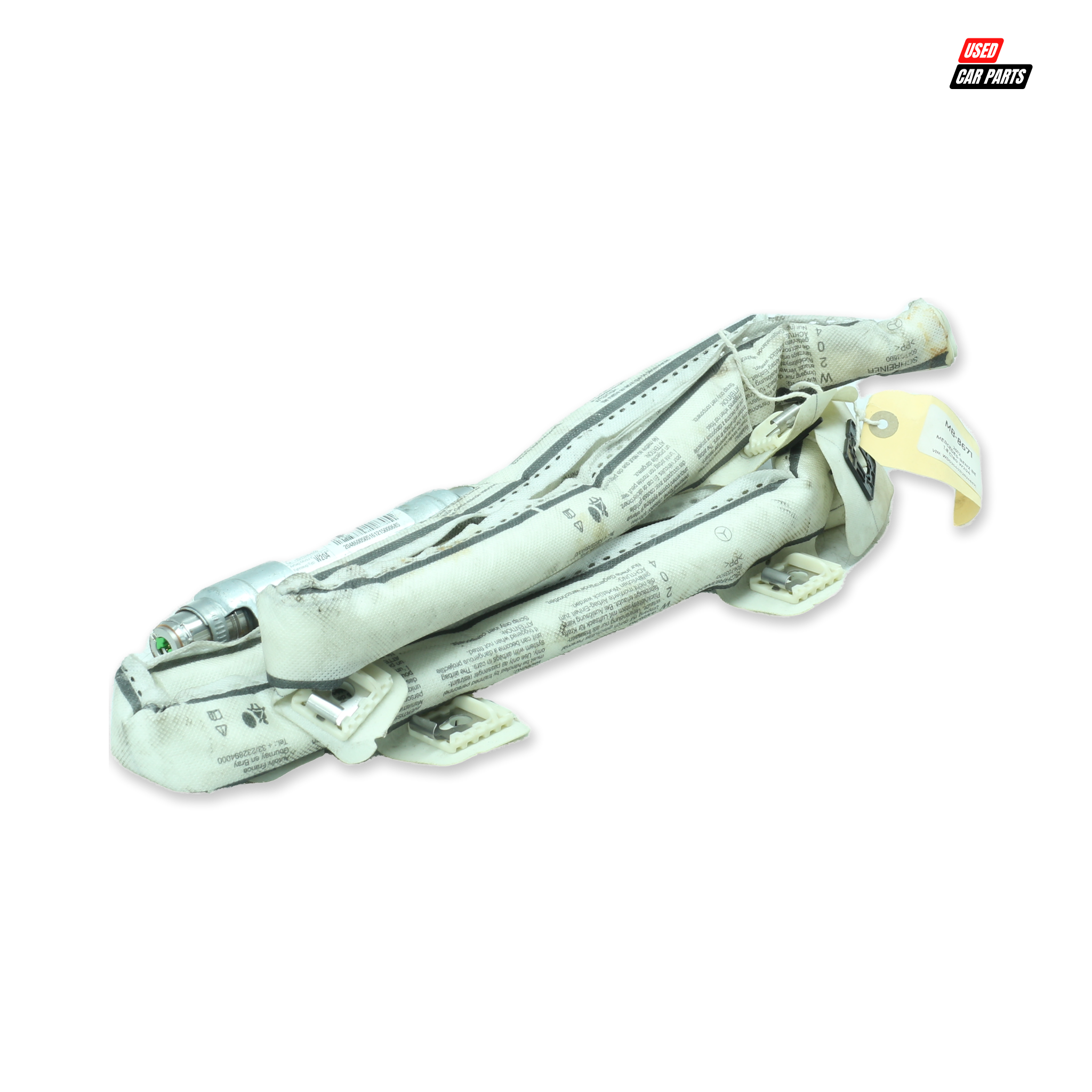 Used 2012 Mercedes-Benz C180 Passengers Side Curtain Airbag (Part Number 604703301)