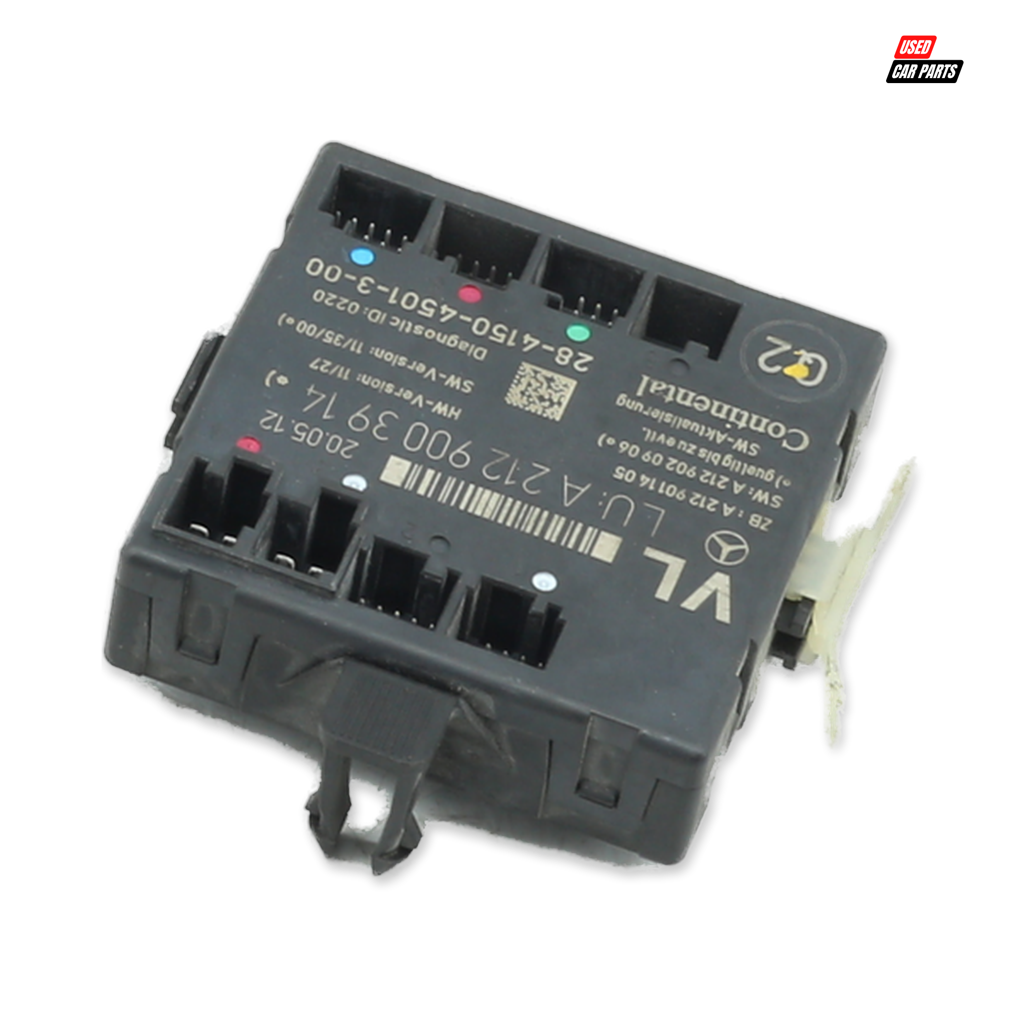 Used Passengers Side Door Control Unit (Part Number A2032129003914) for 2012 MERCEDES-BENZ C180