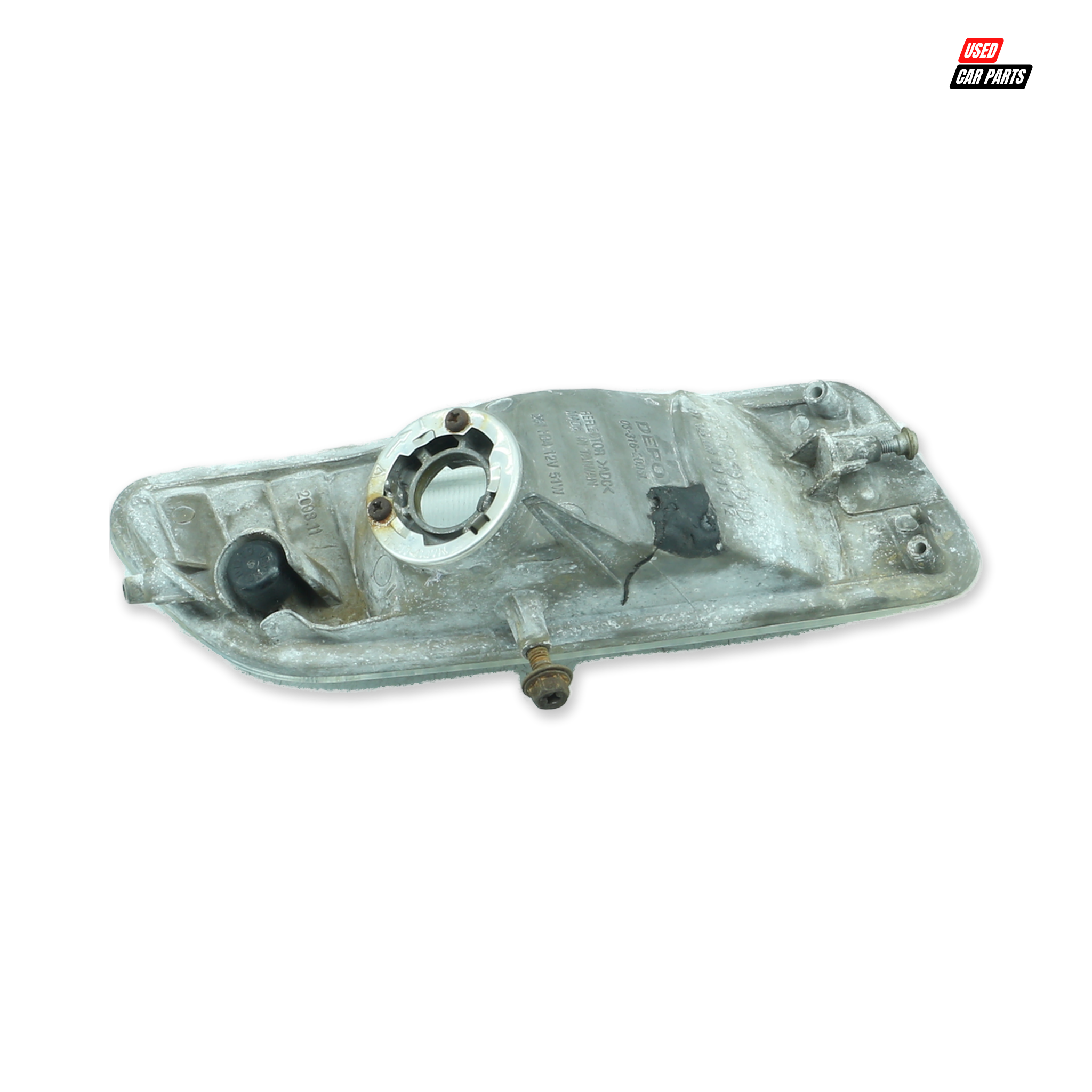 Used Passengers Side Fog Light (Part Number 033162006L) for 2008 MAZDA MAZDA3 2.3 MPS Silver